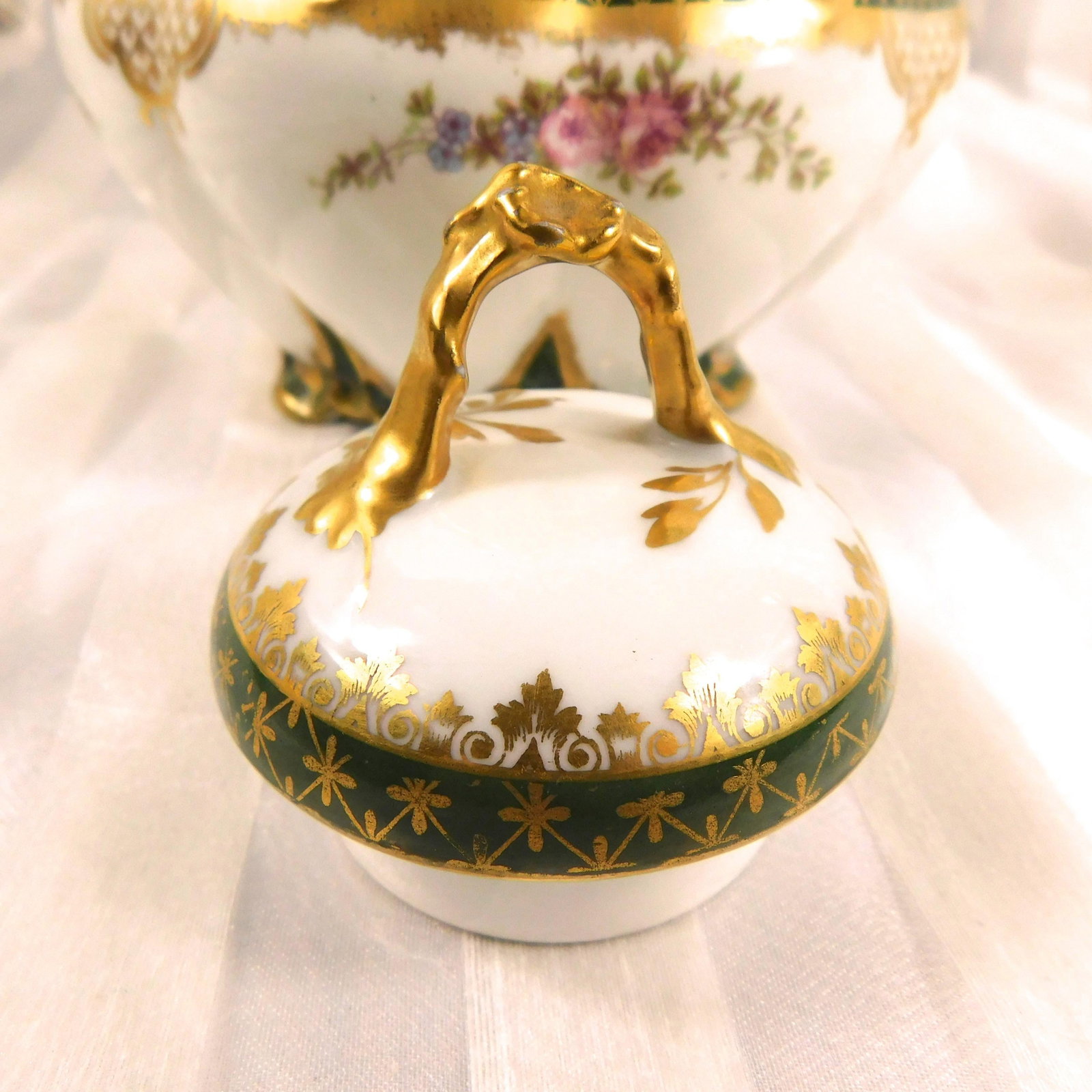 Gerard, Dufraisseix & Abbot Chcoolate Pot With Sugar Bowl and Cups - 11