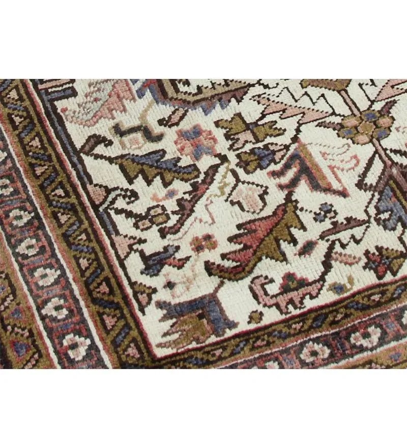 1970s Vintage Persian Heriz Runner Rug 3'2'' X 7'3'' - 4