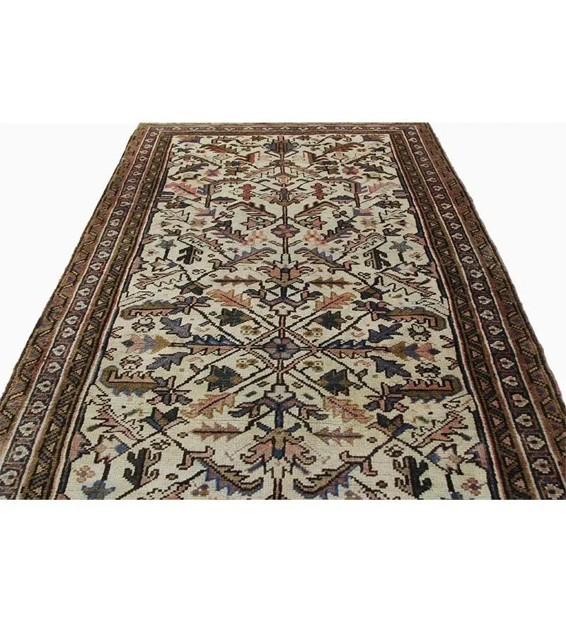 1970s Vintage Persian Heriz Runner Rug 3'2'' X 7'3'' - 6