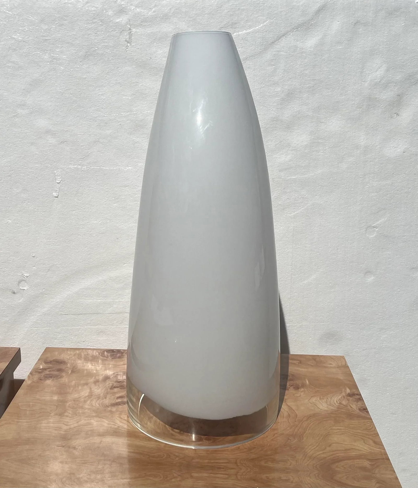 Italian Murano Style Glass Blown Table Lamp - Signed - 3