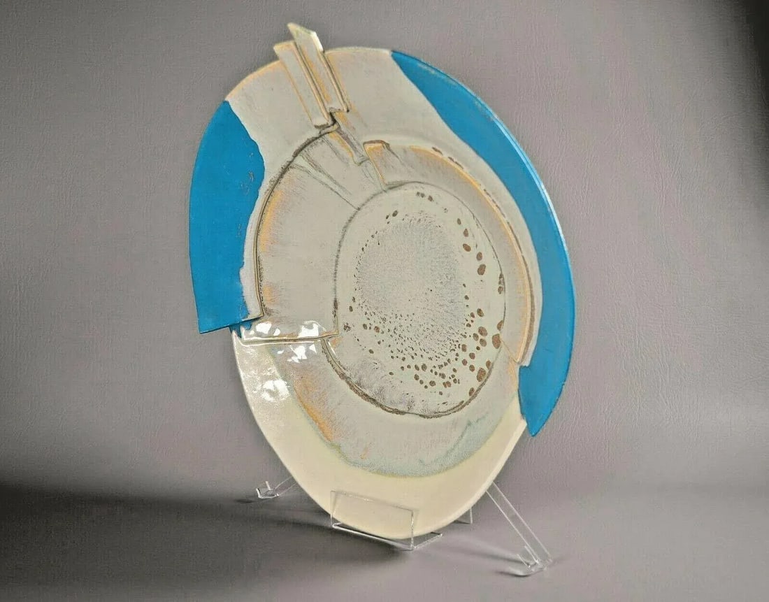 Vintage Terrin Levitt Original Signed Ceramic Pottery Bowl - 5