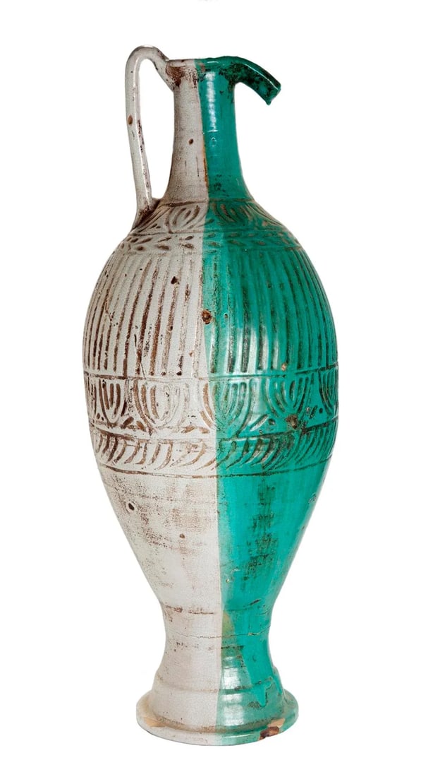 Mid 20th Century Moroccan Ceramic Urn - 5