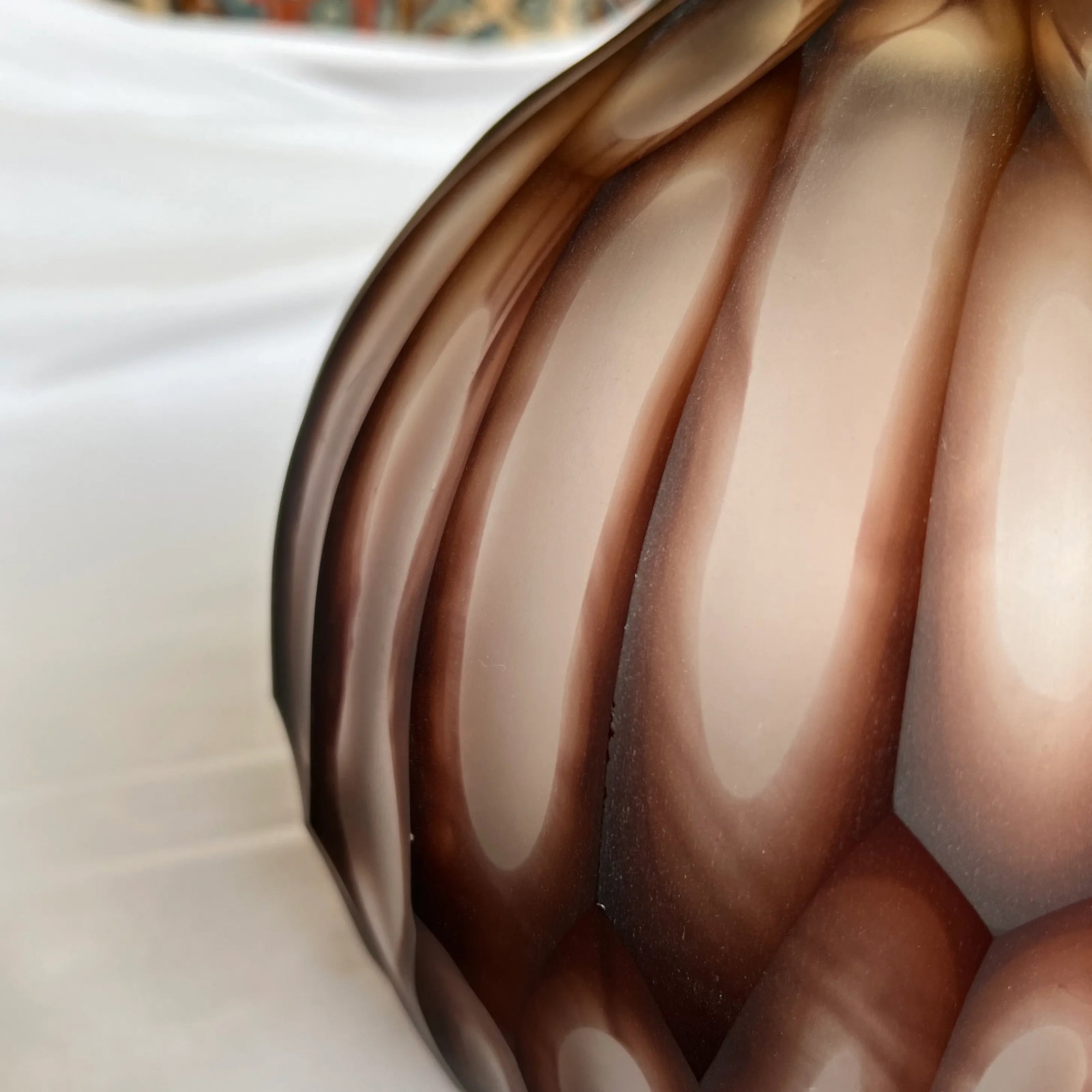 Italian Hand Blown Murano Glass Vase Signed by Artist - 6