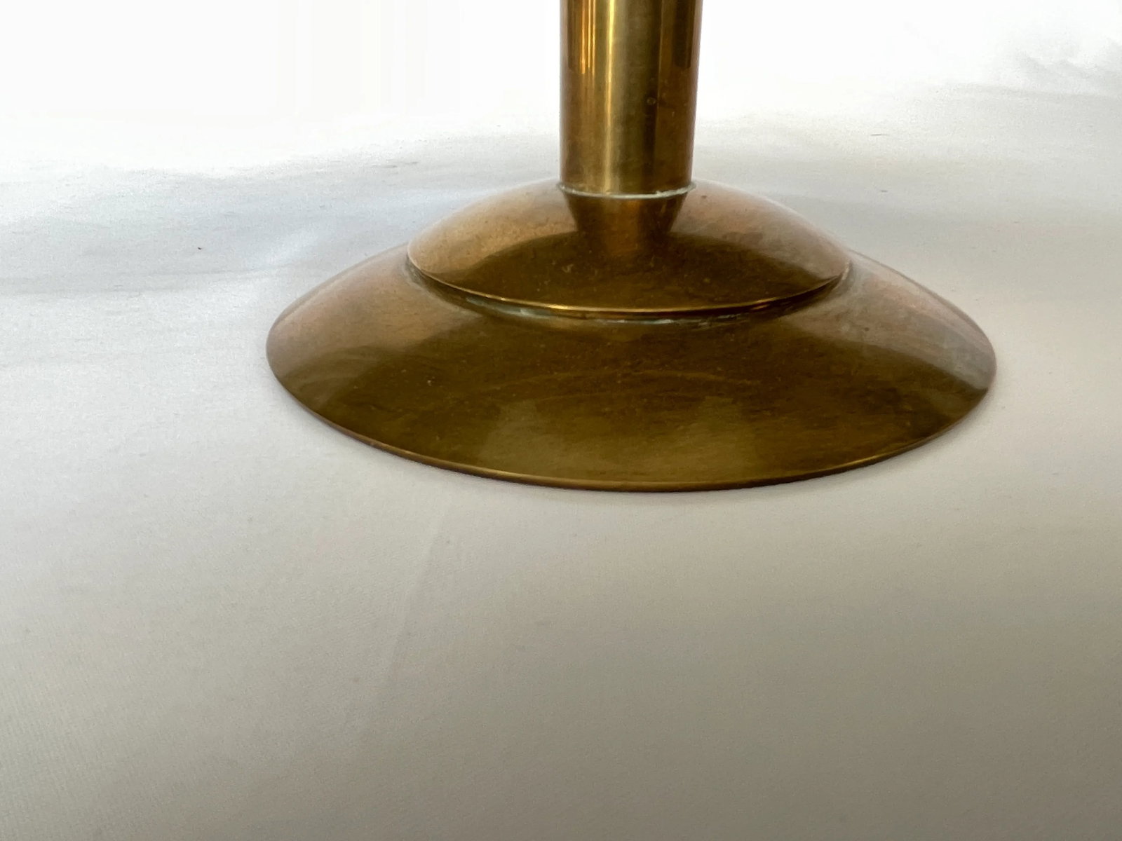 1960's Danish Modern Solid Brass Candelabra by Dantorp - 6