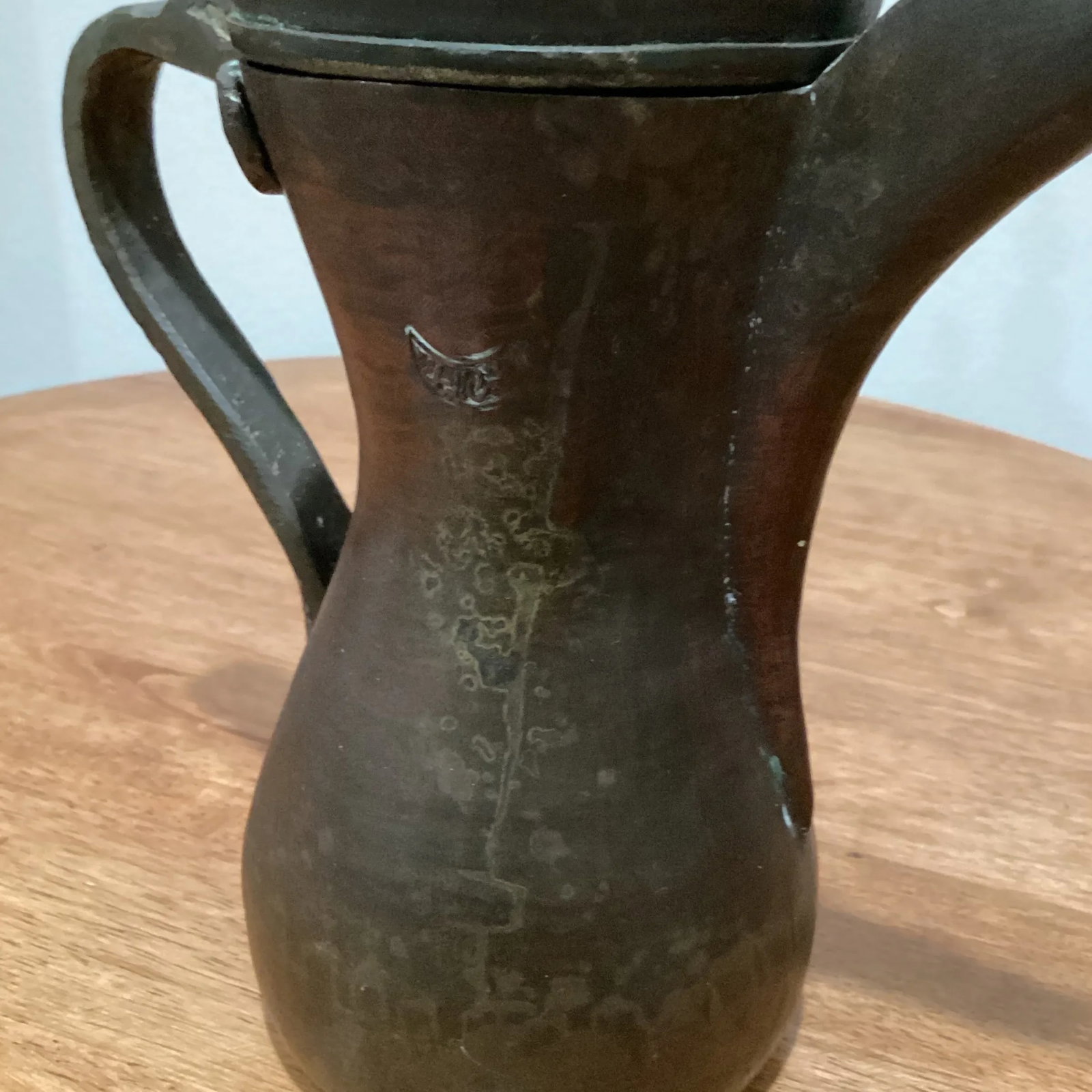 19th Century Collectible Arabian Middle Eastern Dallhah Moorish Coffee Pot - 5