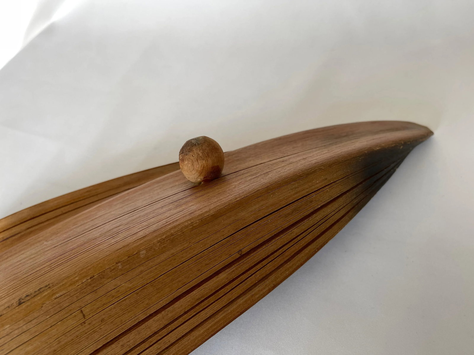 1950s Natural Florida Palm Leaf Centrepiece Tray - 11