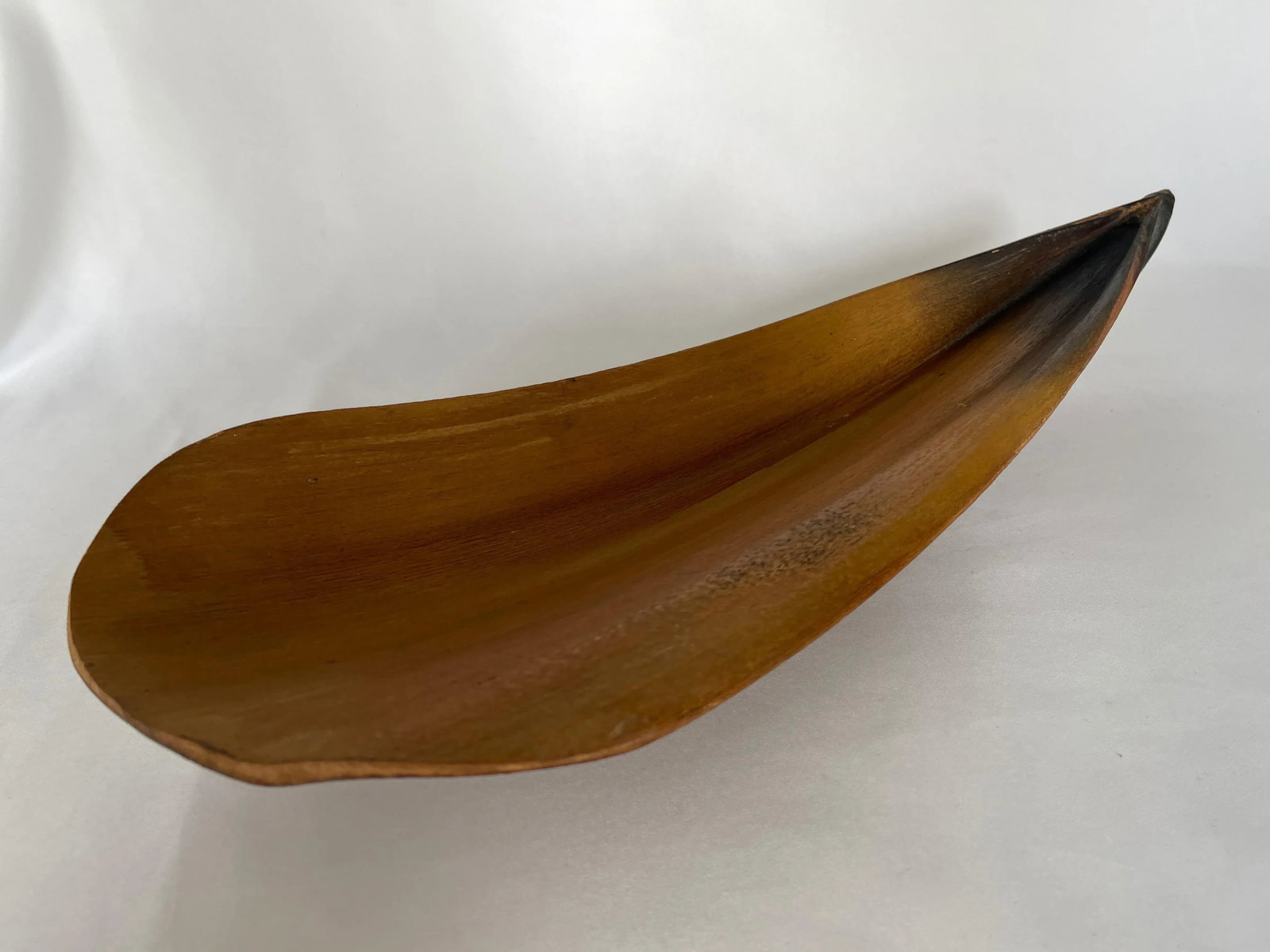1950s Natural Florida Palm Leaf Centrepiece Tray - 5
