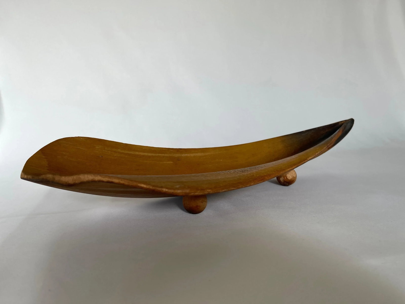 1950s Natural Florida Palm Leaf Centrepiece Tray - 6
