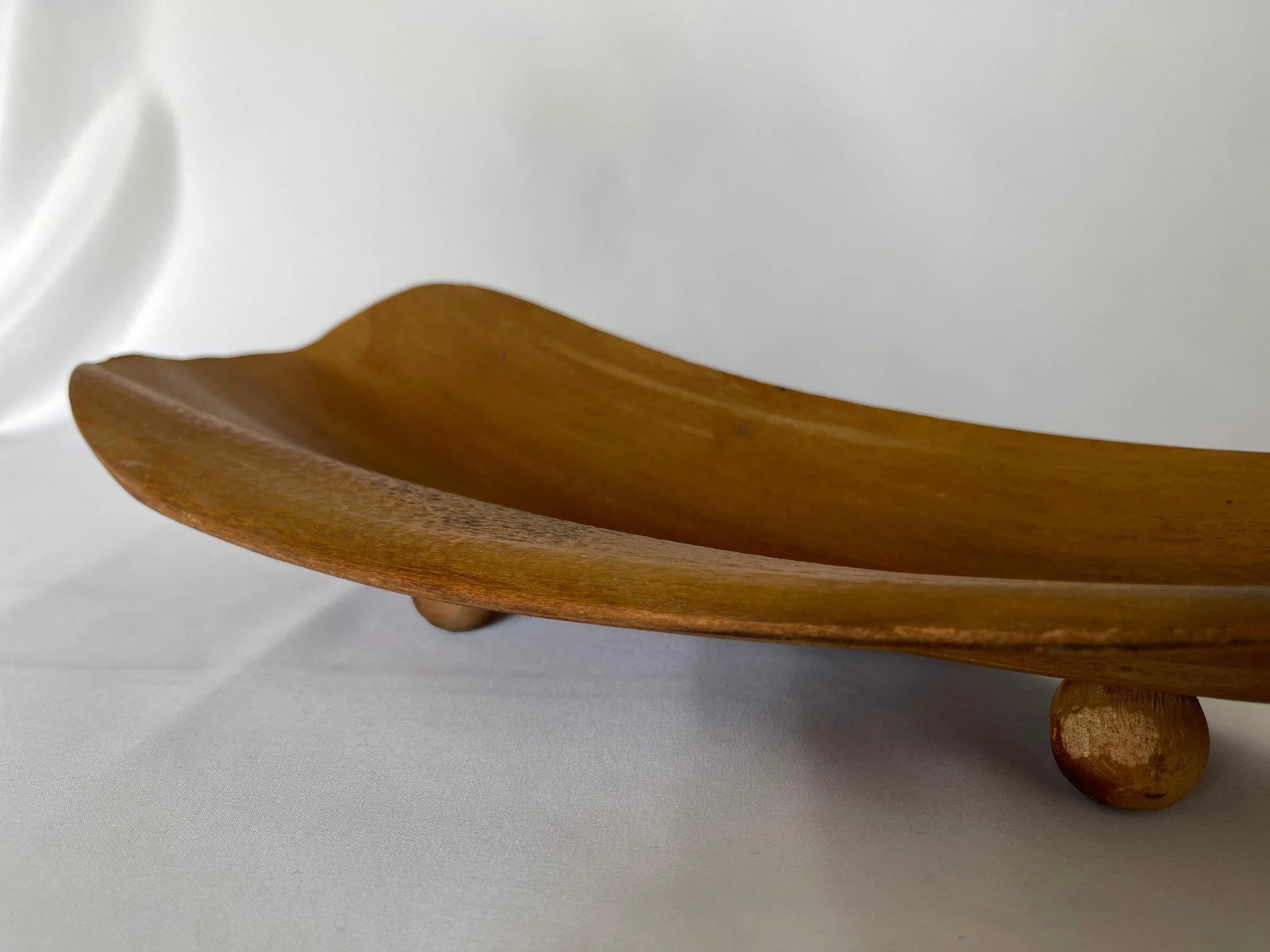 1950s Natural Florida Palm Leaf Centrepiece Tray - 7