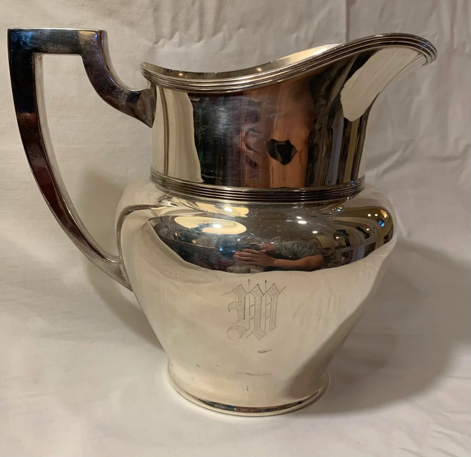 Vintage Silverplate Water Pitcher by Hartford Sterling Co. - 13