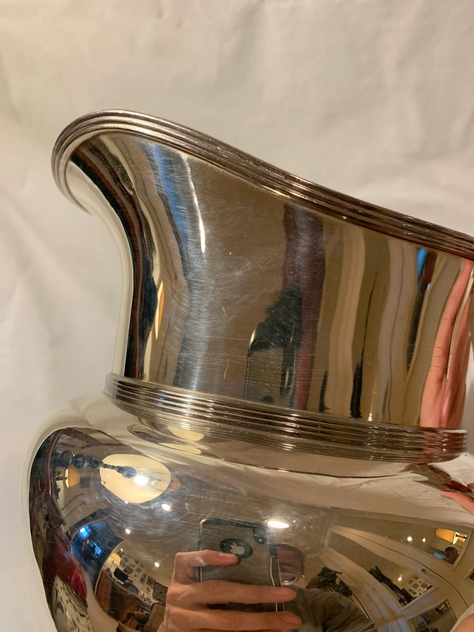 Vintage Silverplate Water Pitcher by Hartford Sterling Co. - 8