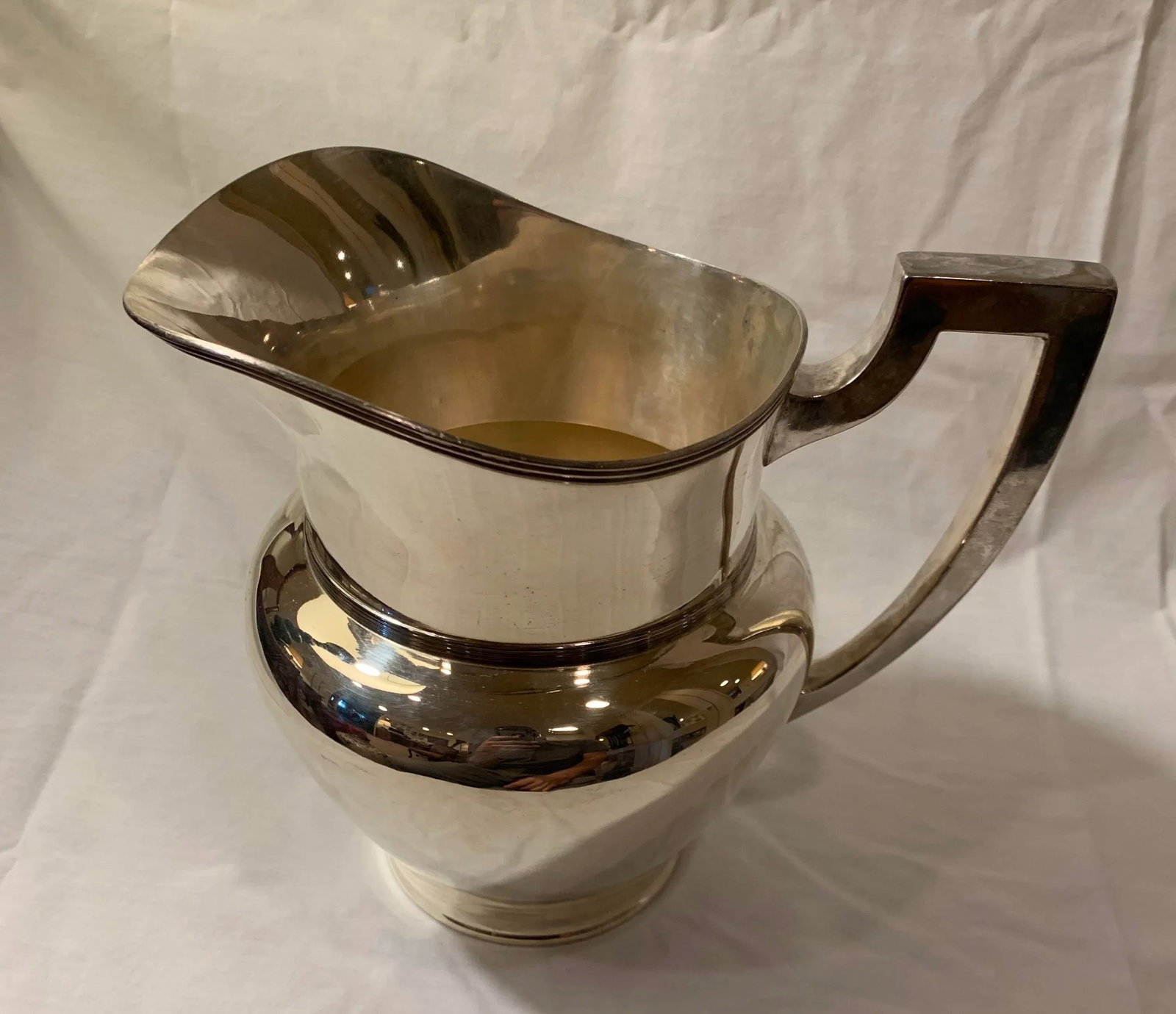 Vintage Silverplate Water Pitcher by Hartford Sterling Co. - 9