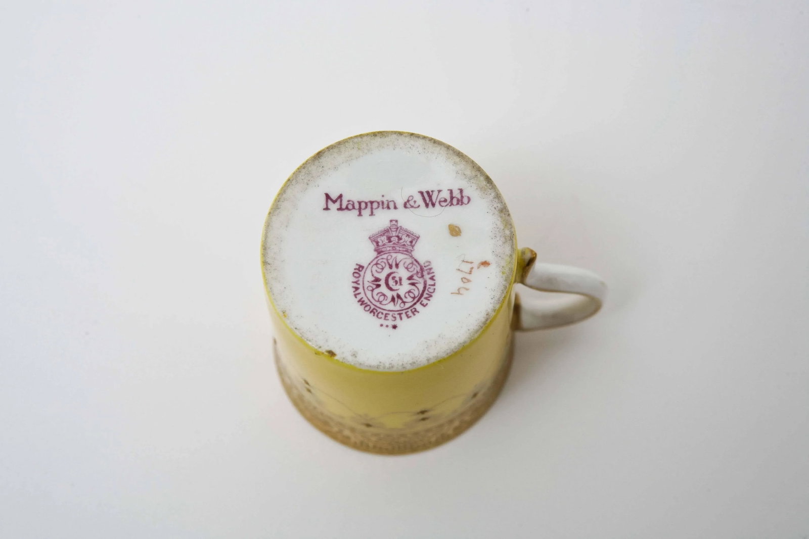 Antique Royal Worcester England Custom Demi Tasse Sets, 8 Pieces - 6