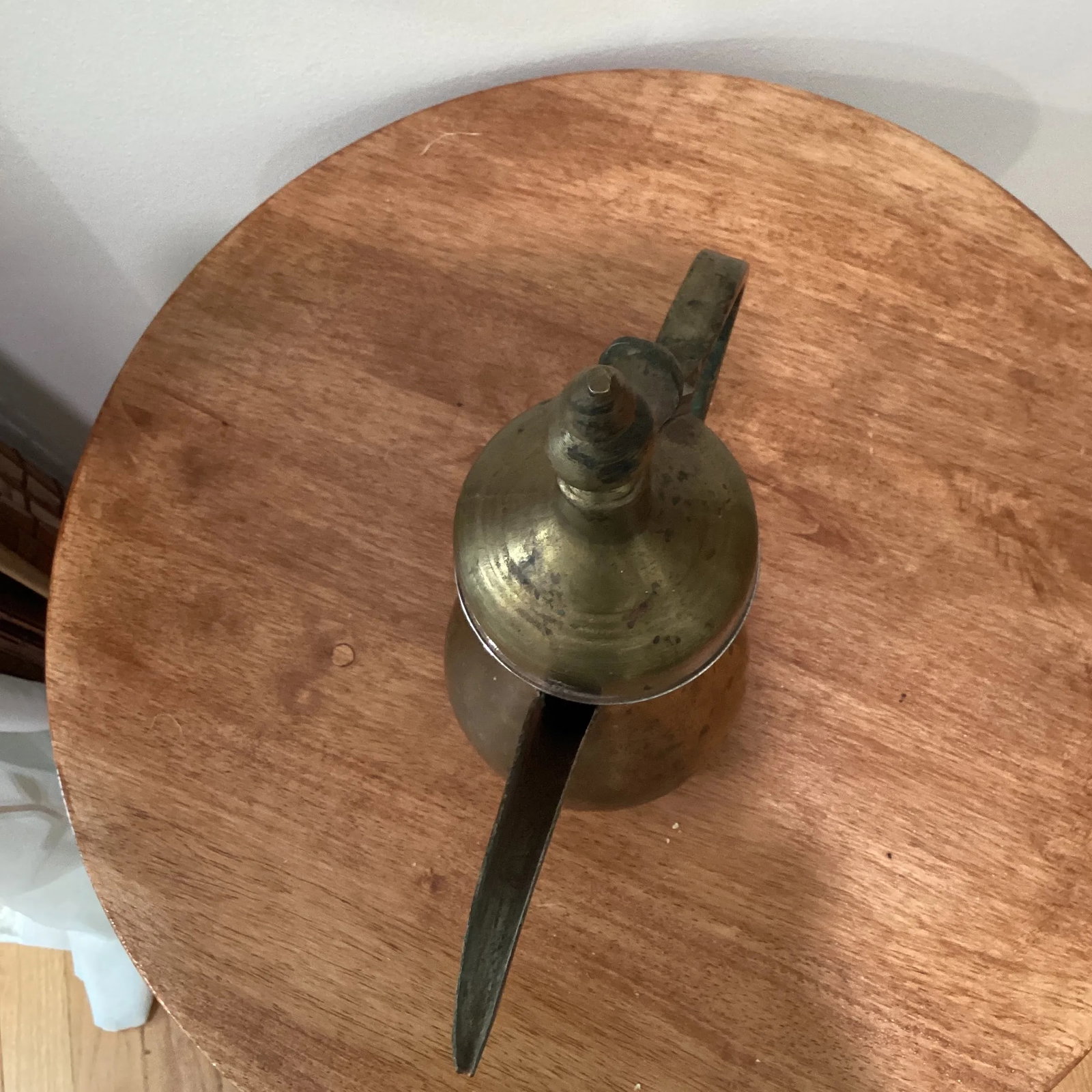 Early 20th Century Middle Eastern Moorish Dallh Arabic Brass Coffee Pot - 5
