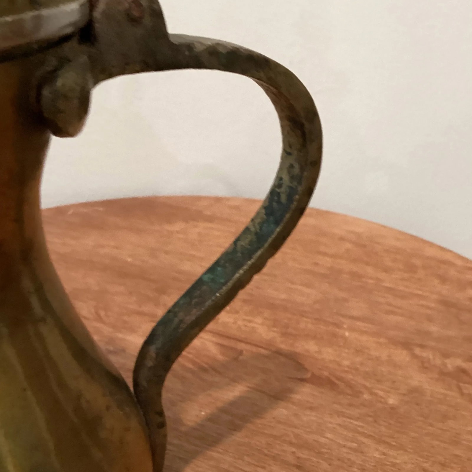 Early 20th Century Middle Eastern Moorish Dallh Arabic Brass Coffee Pot - 7