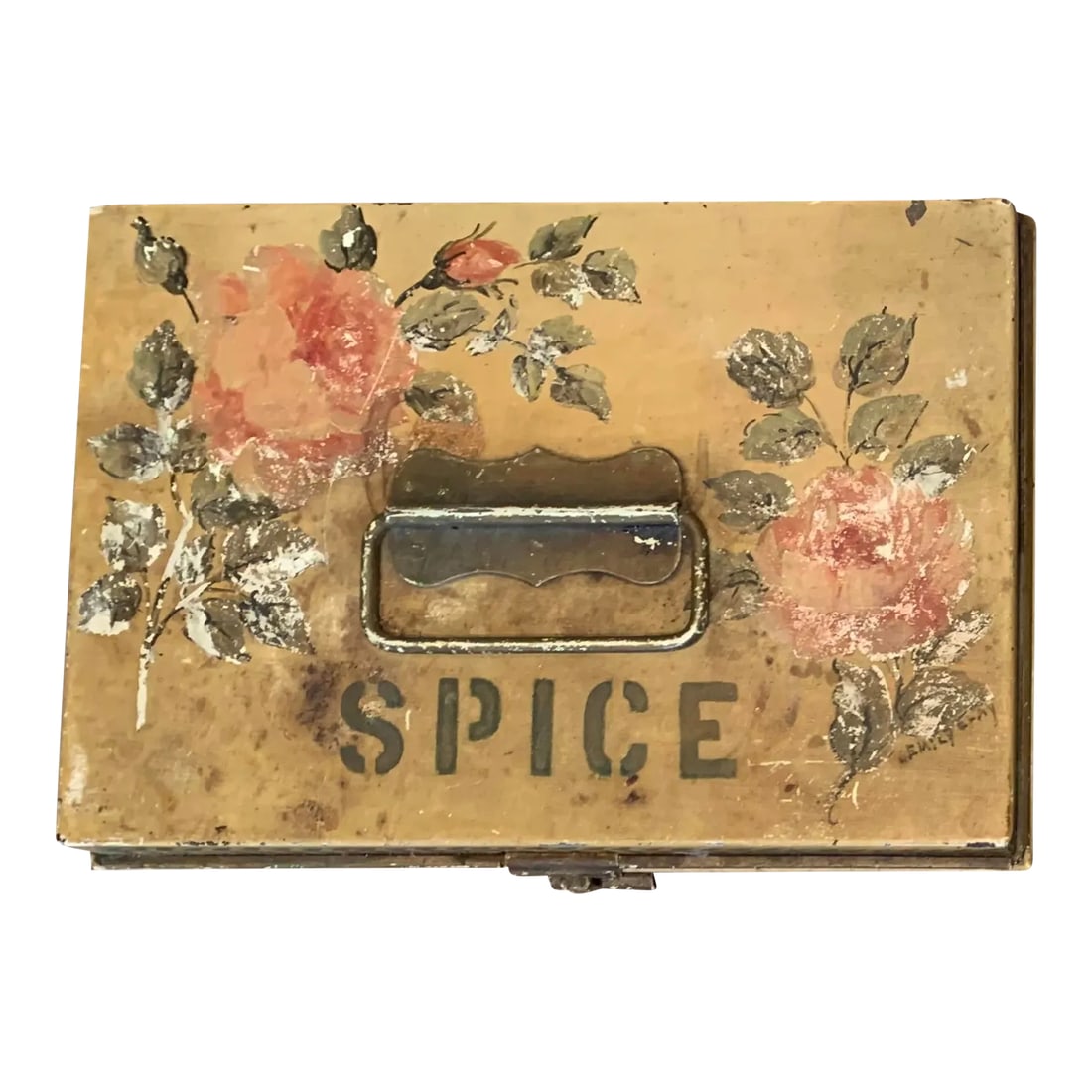 Early 20th Century Hand Painted French Spice Box - Set of 7 (1 of 8)