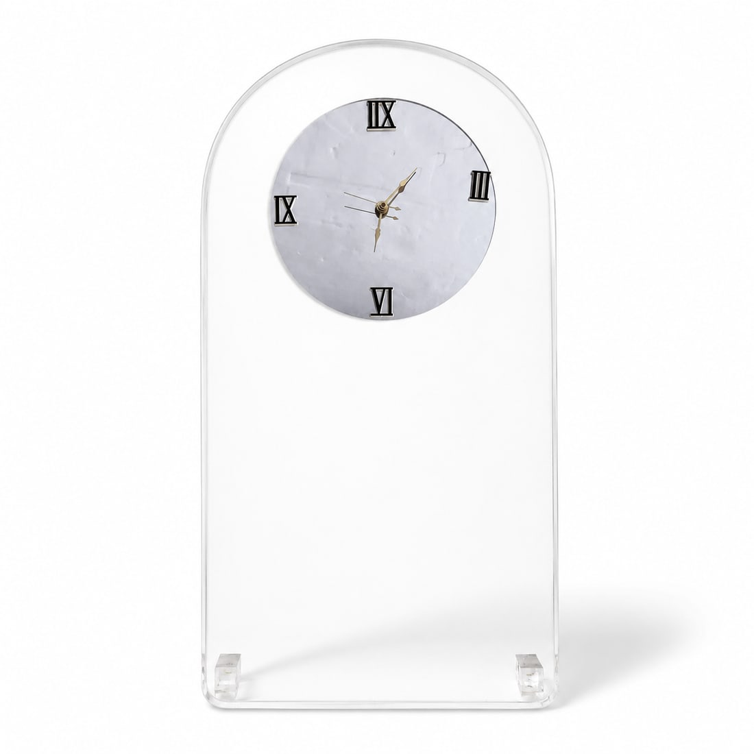1970s Mid-Century Modern Lucite Wall Clock (1 of 7)