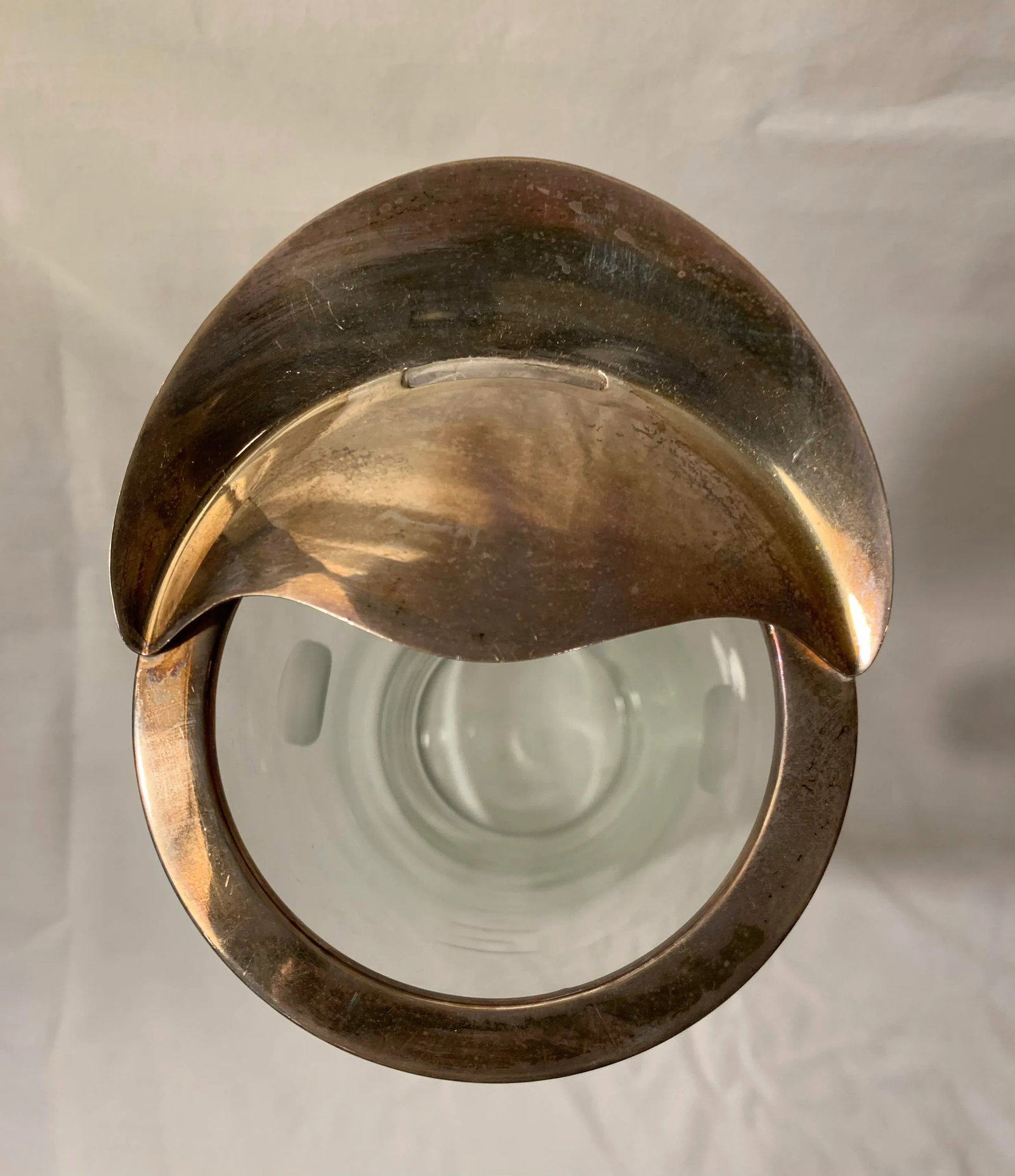 1930s Vintage Glass Cocktail Pitcher - 9