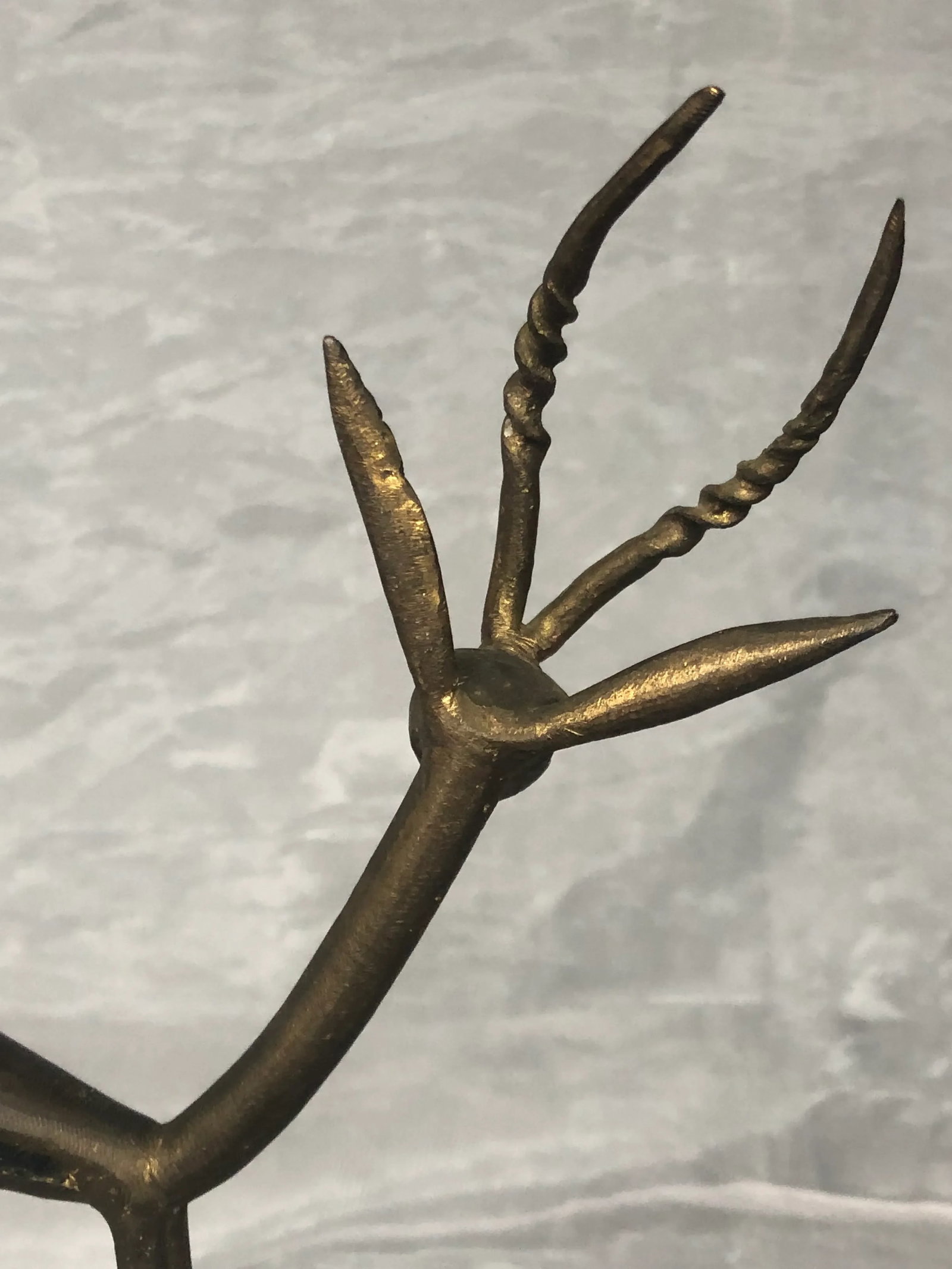Vintage African Bronze Gazelle Sculpture - 10