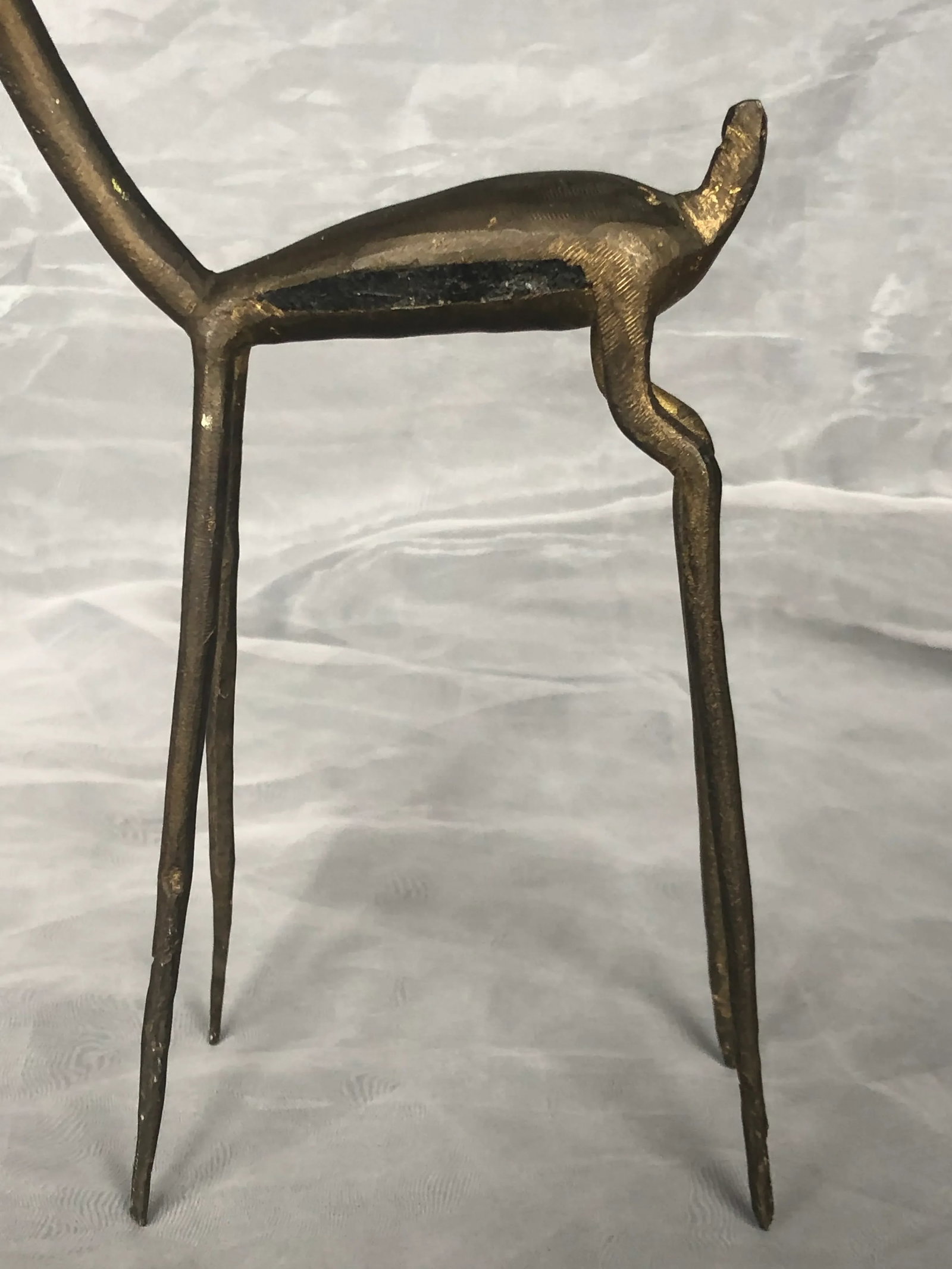 Vintage African Bronze Gazelle Sculpture - 9