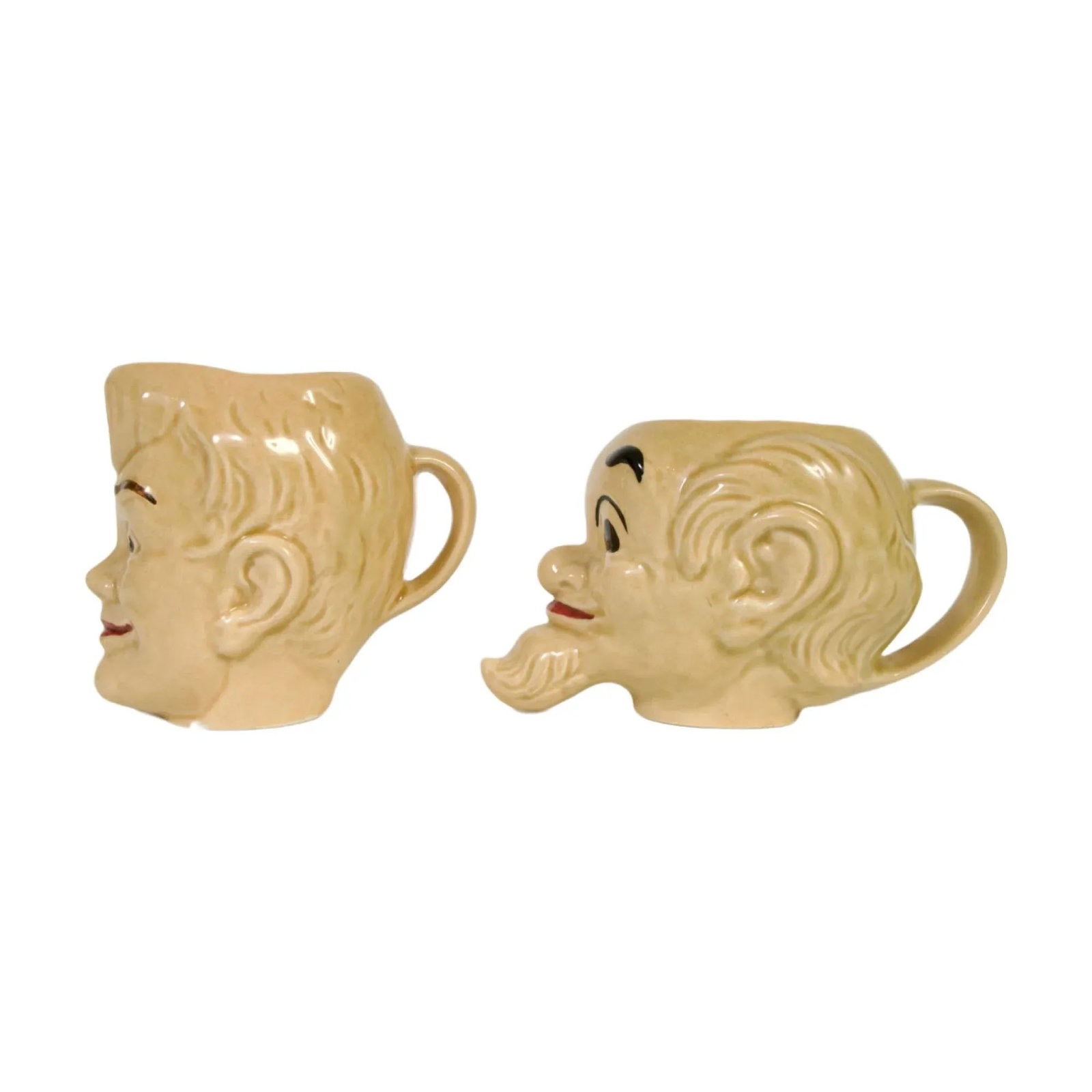 Rare Lil' Abner and Pappy Yokum Toby Mugs - 6