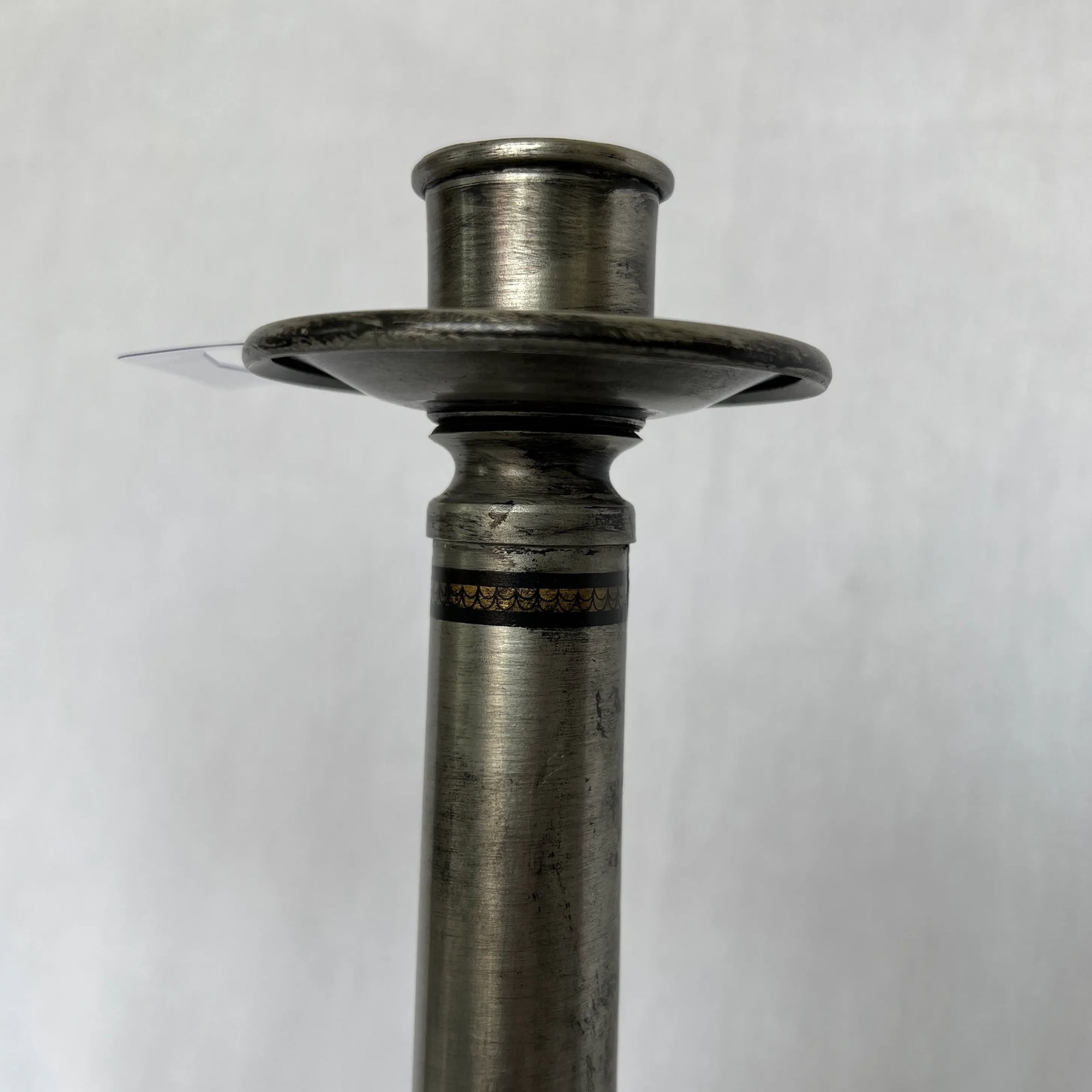 1990s Italian Pewter Candle Holder - Set of 3 - 5