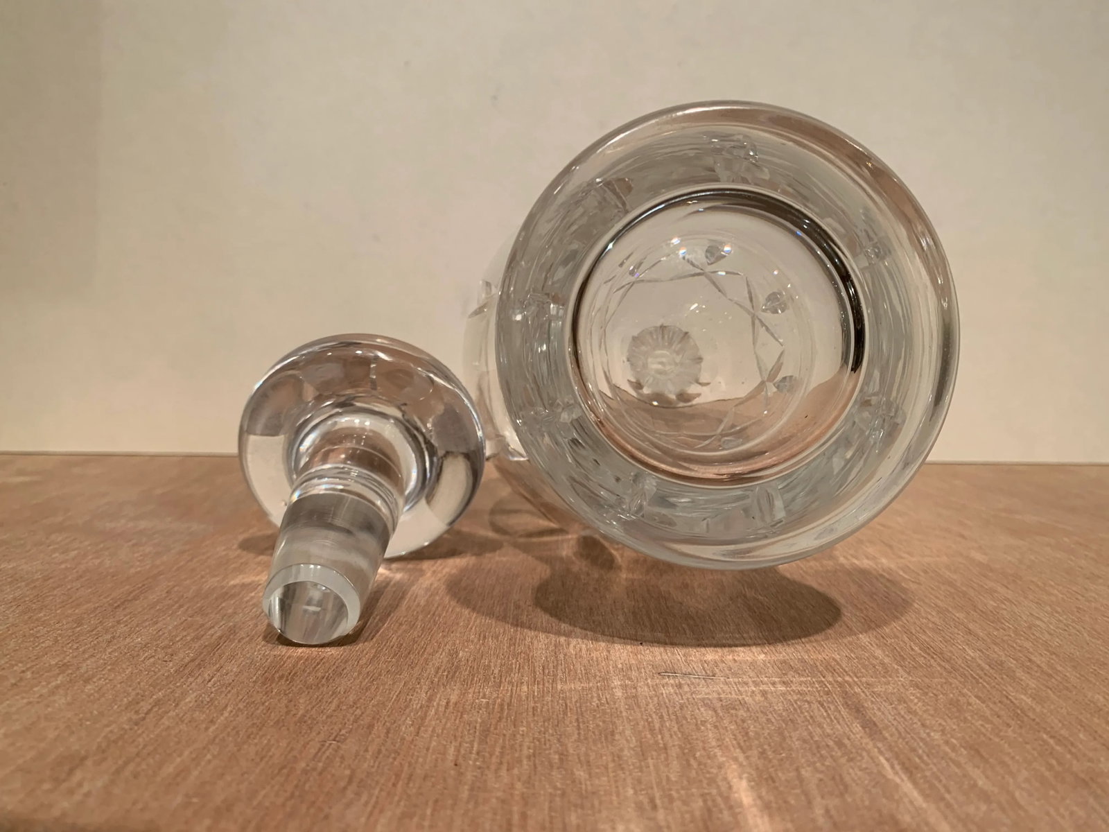 Vintage Cut Crystal Decanter - 4