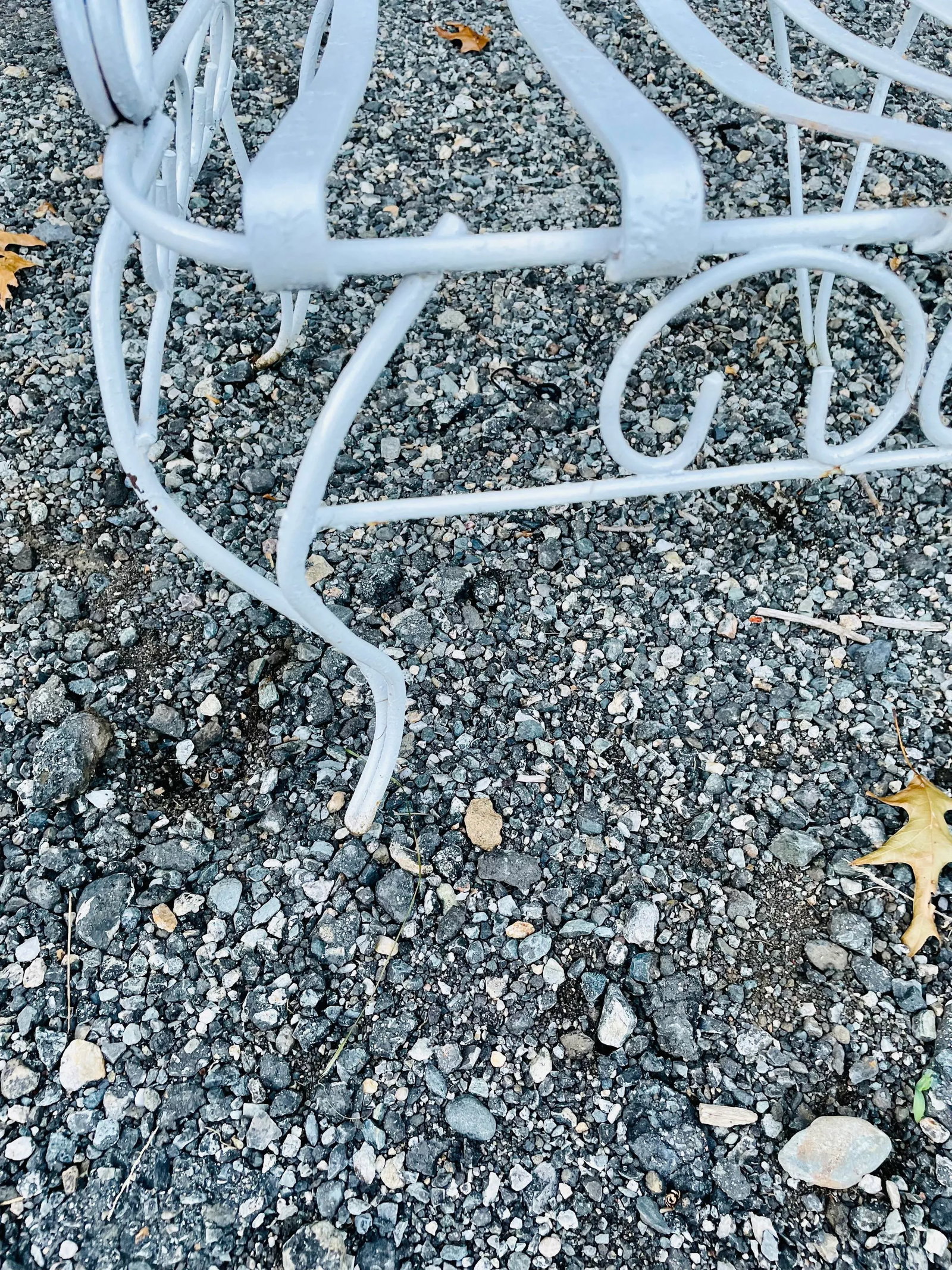 Early 20th Century Vintage Wrought Iron French Garden Chair, Attributed - 10