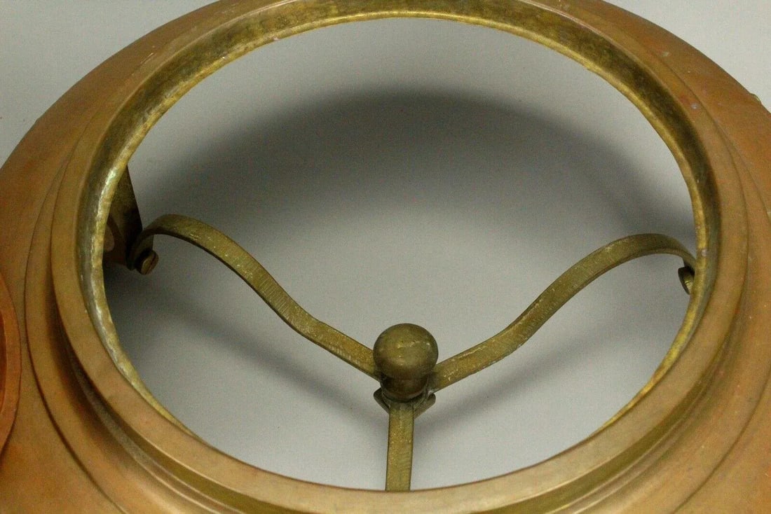 1800's Venetian Copper & Brass Bell Room Heater Brazier Fire Pit - 8