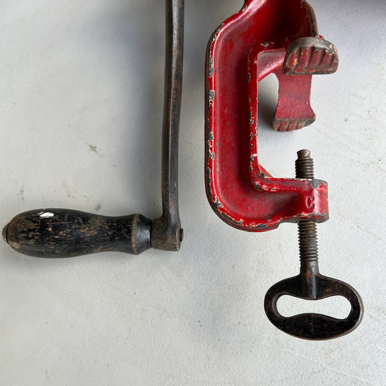 Antique Manual Alexanderwerk 8 Food Red Decorative Meat Grinder - 3