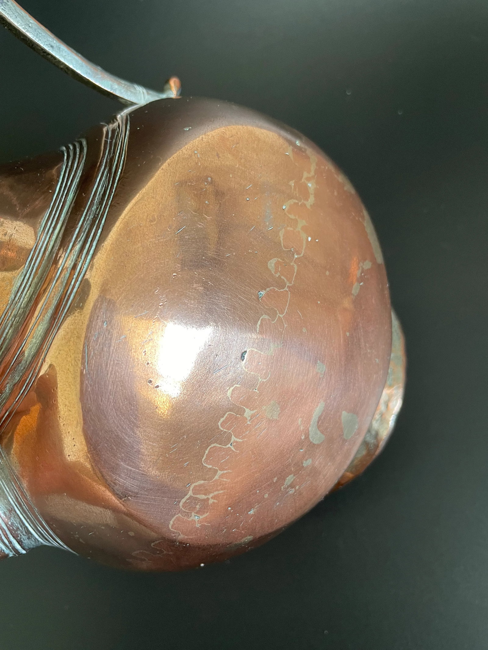Antique 19th Century Persian Tinned Copper Aftaba Pitcher - 7