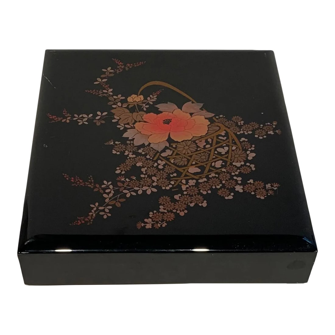Vintage Black Lacquer Box (1 of 13)