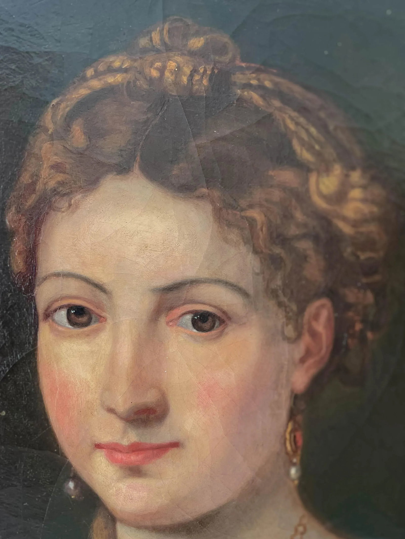 19th Century Italian Painting After Titian "La Bella" - 5