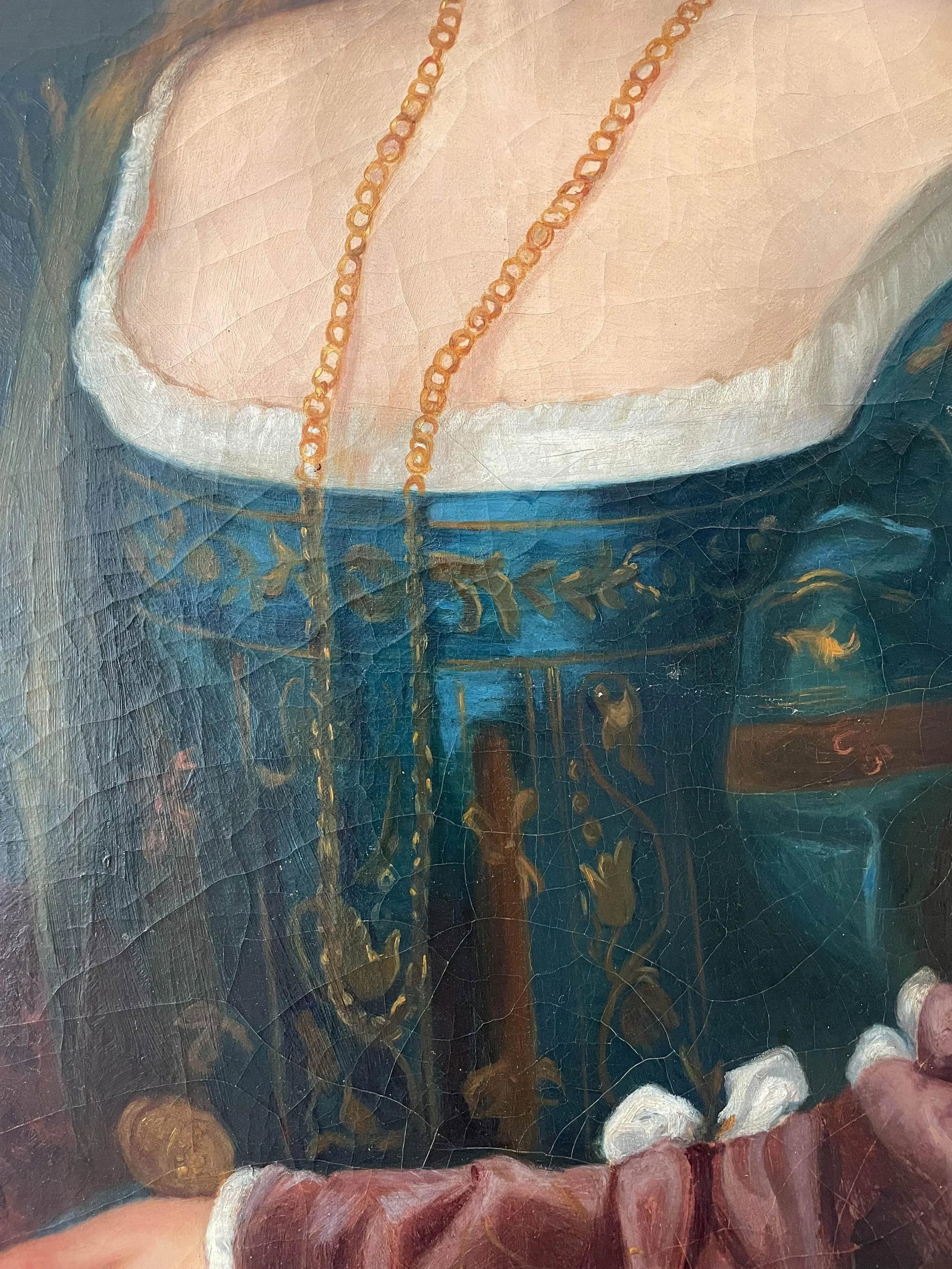 19th Century Italian Painting After Titian "La Bella" - 6