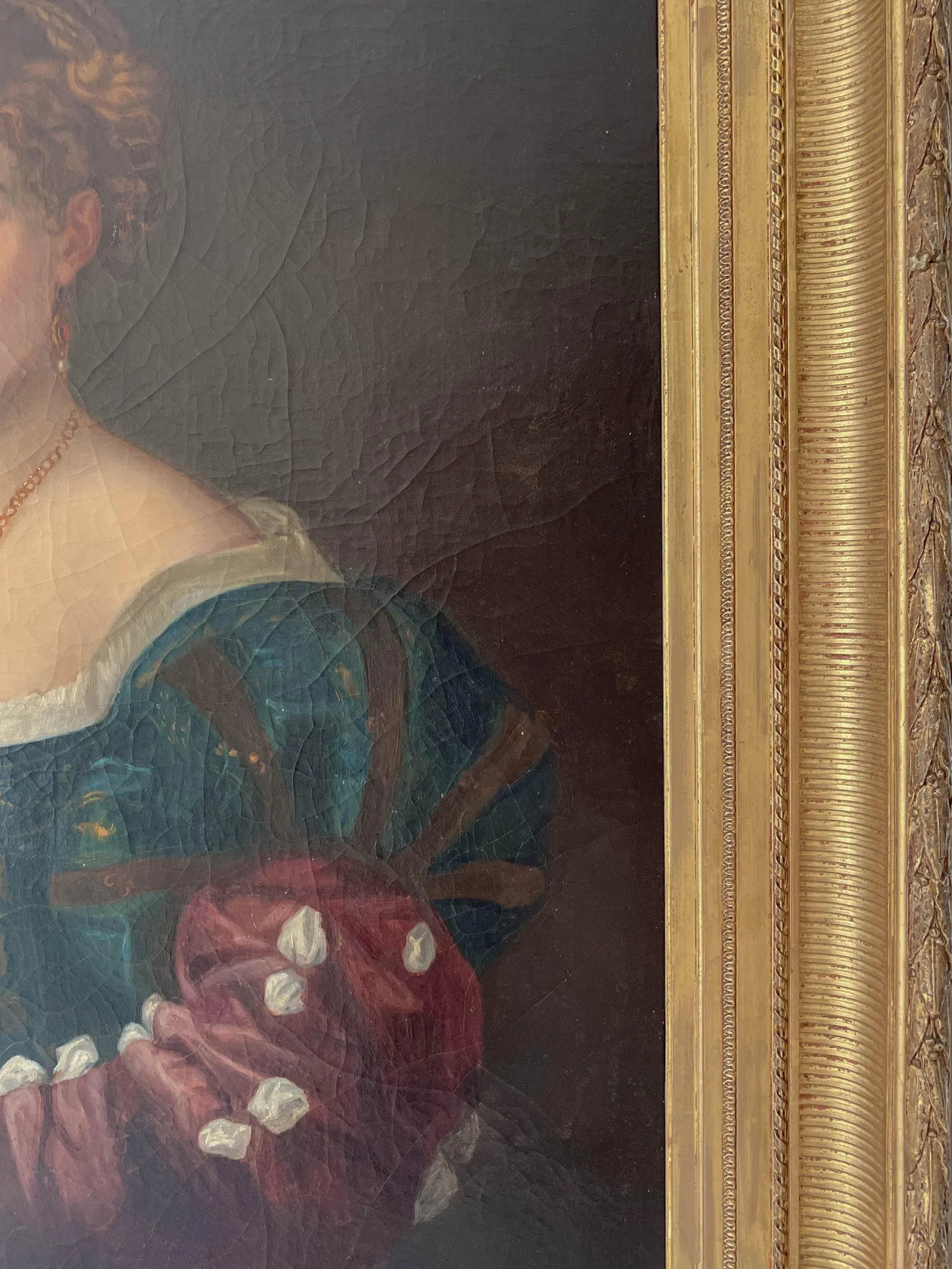 19th Century Italian Painting After Titian "La Bella" - 8