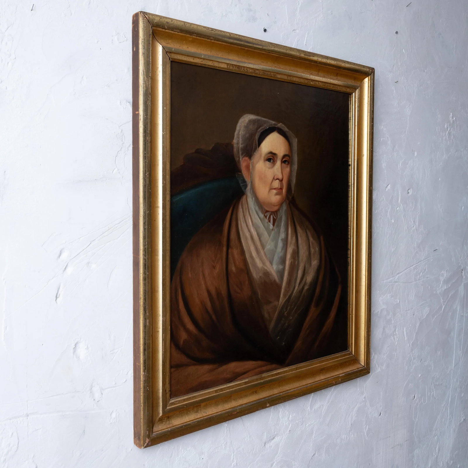 Primitive Portrait of a Lady, 19th Century - 4