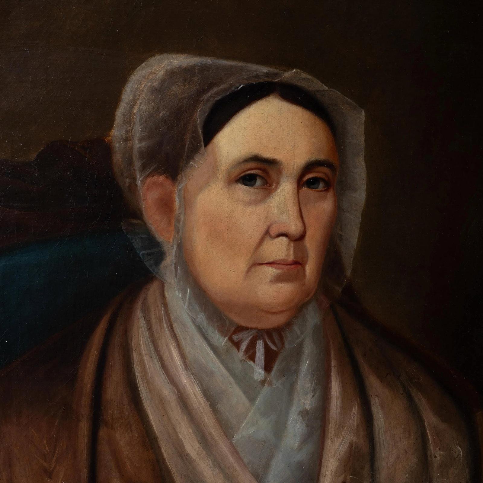 Primitive Portrait of a Lady, 19th Century - 5