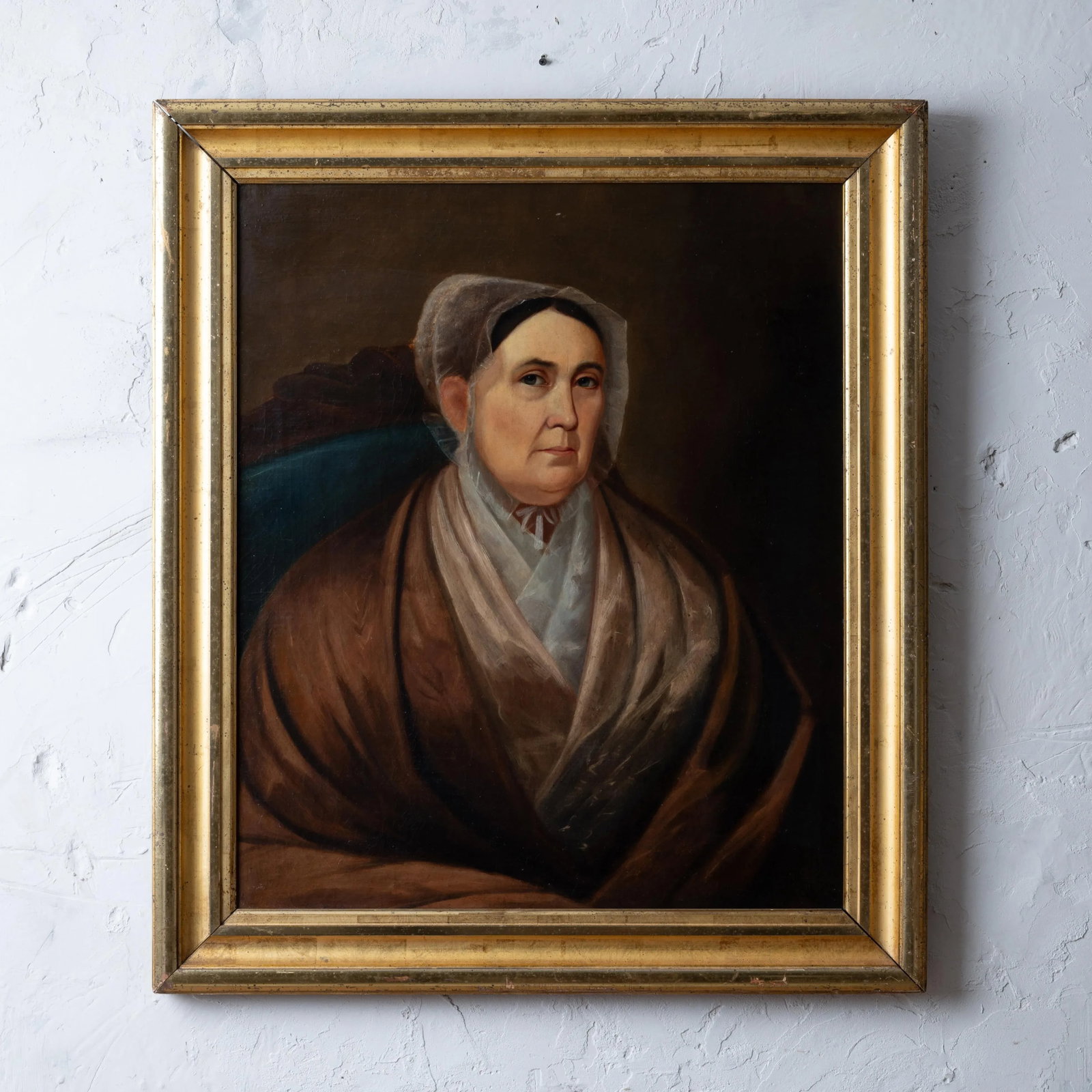 Primitive Portrait of a Lady, 19th Century - 8