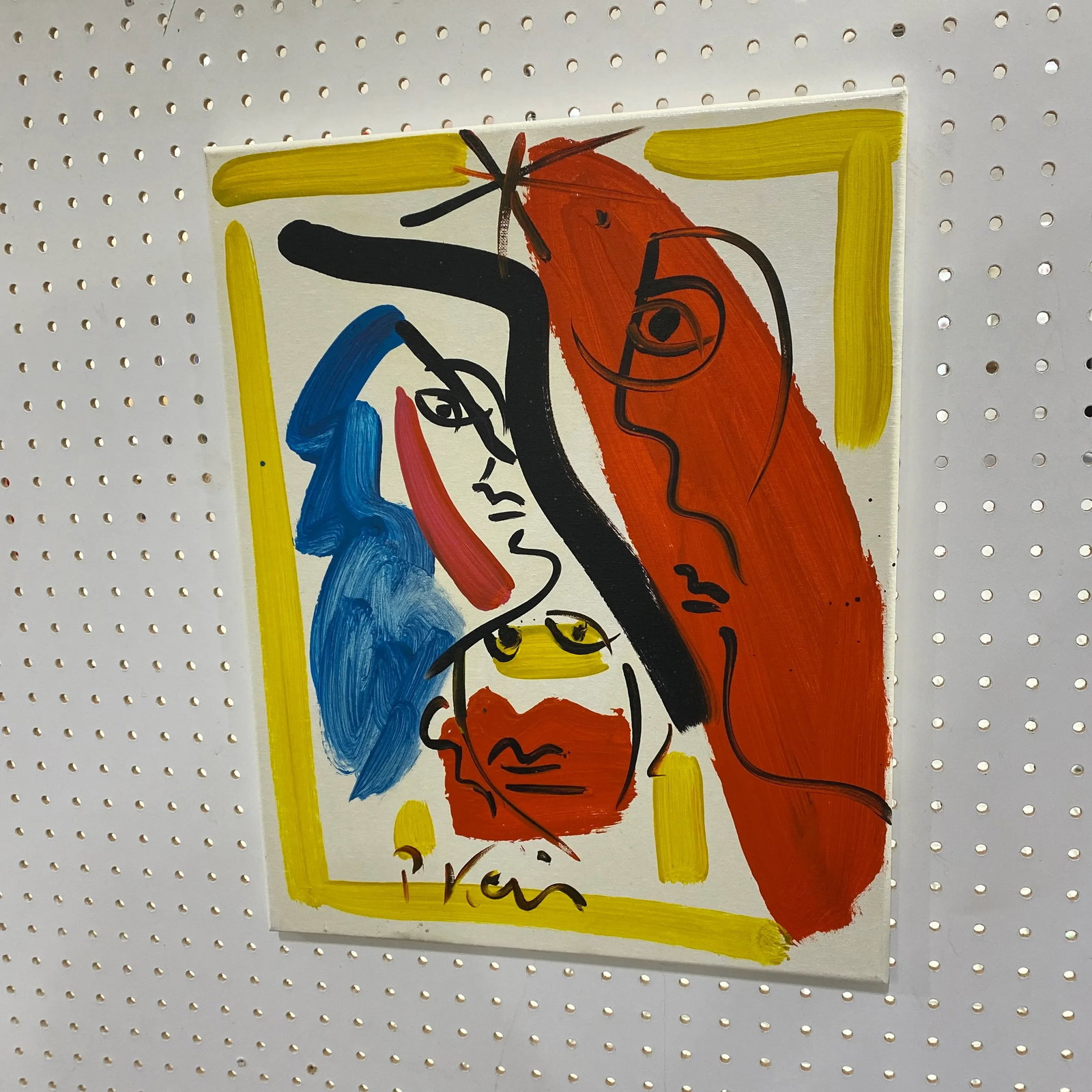 Vintage Abstract Portraiture; Original Artwork by Peter Robert Keil - 3