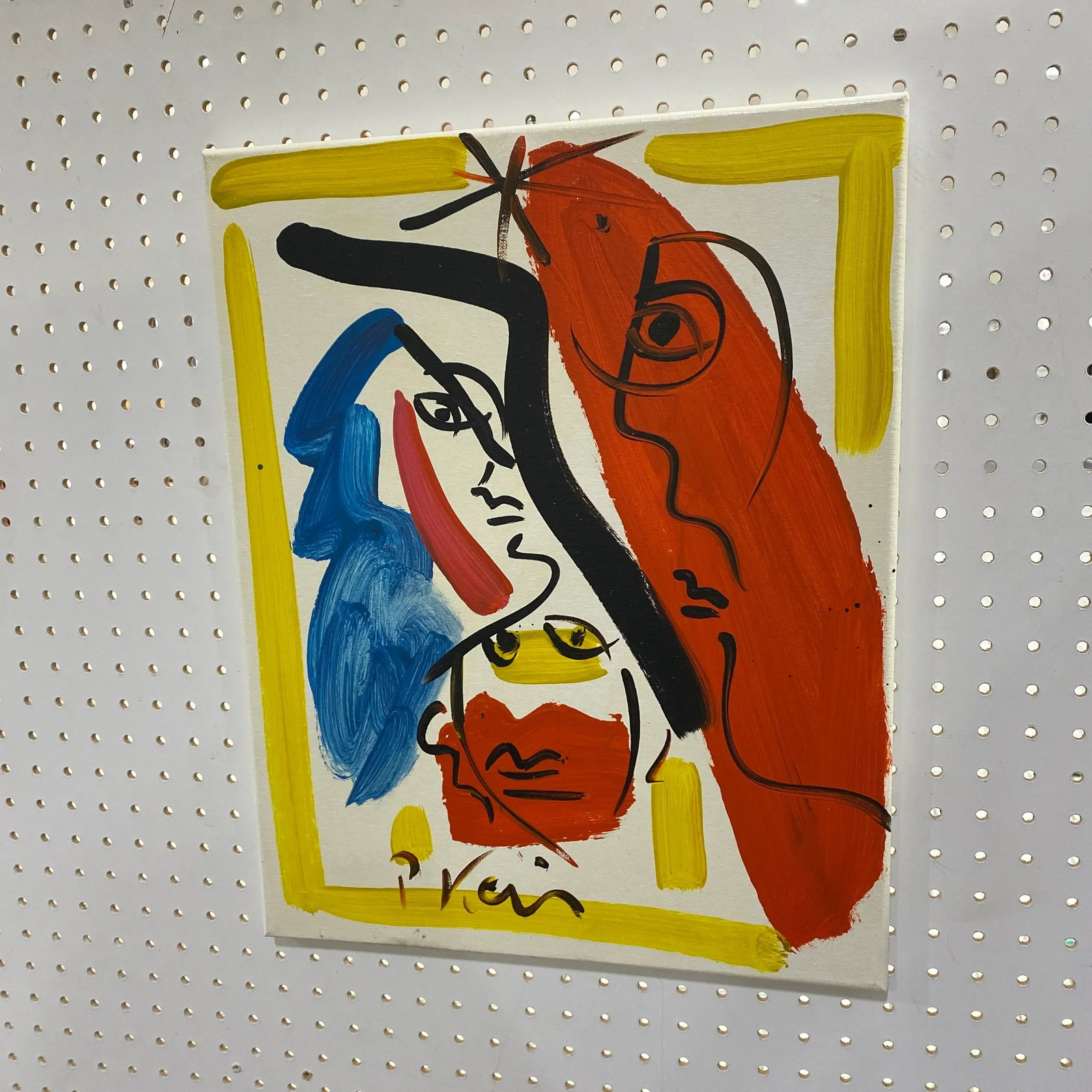 Vintage Abstract Portraiture; Original Artwork by Peter Robert Keil - 4