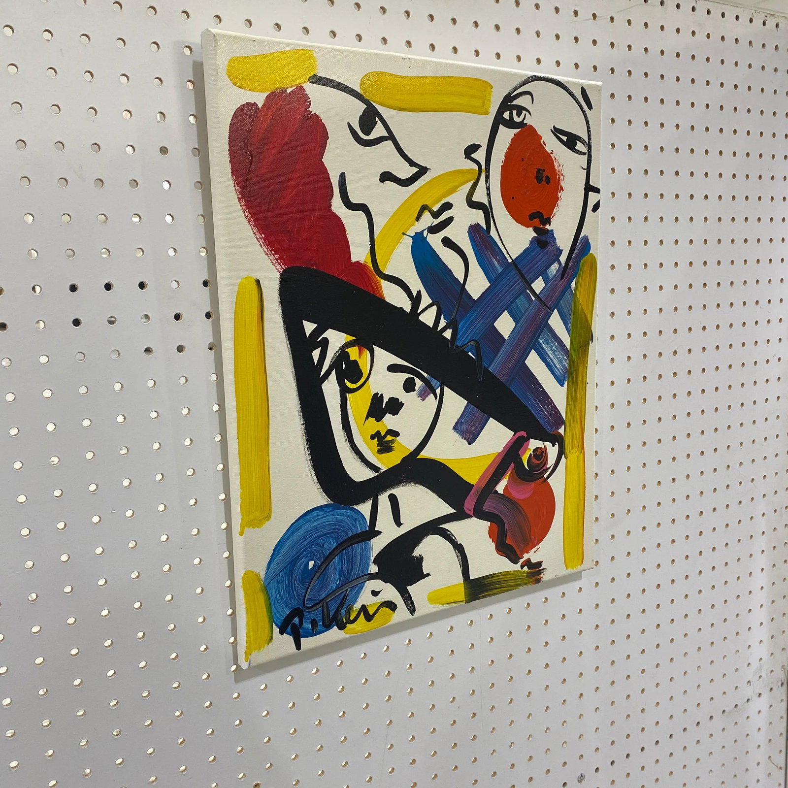 Vintage Abstract Portraiture; Original Artwork by Peter Robert Keil - 2