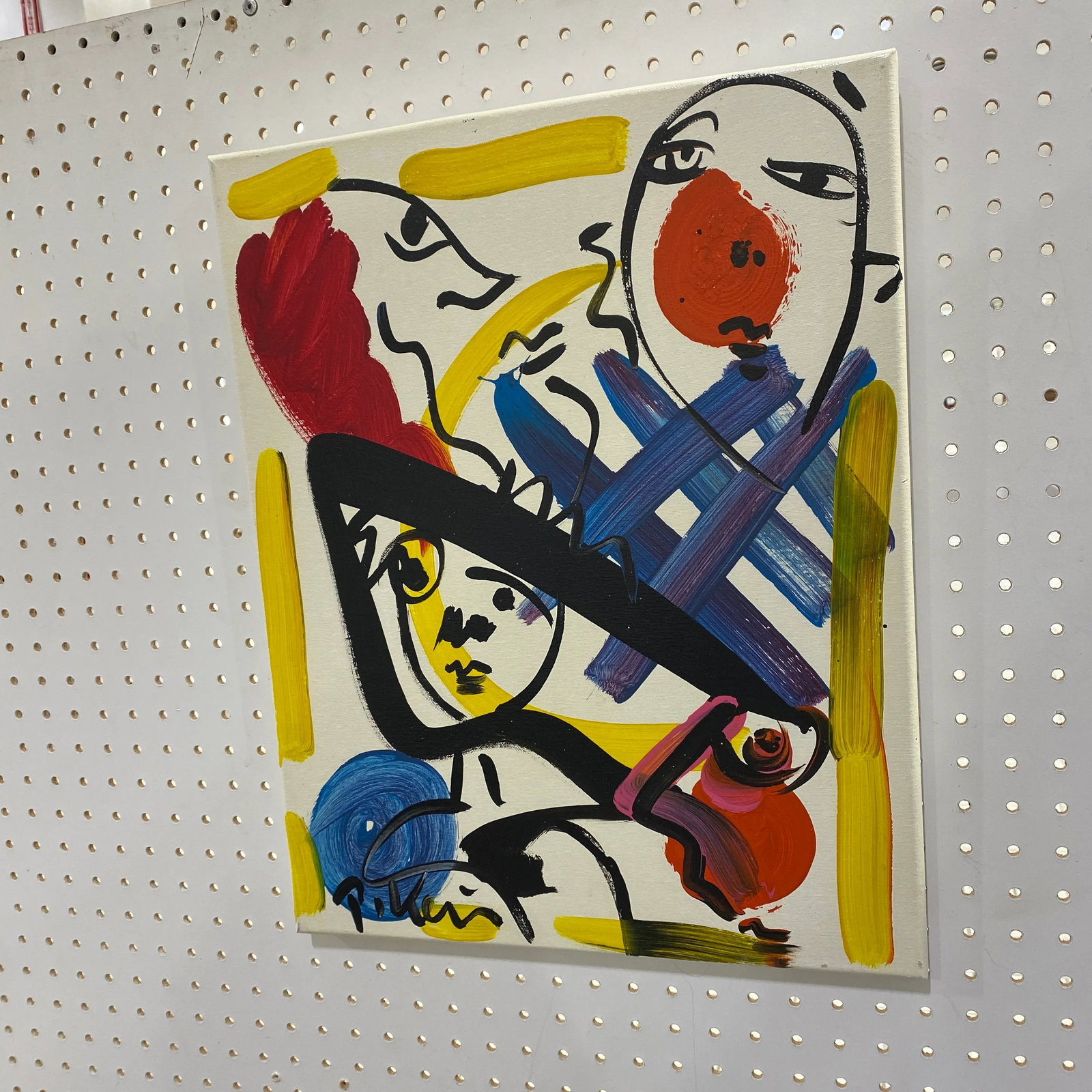 Vintage Abstract Portraiture; Original Artwork by Peter Robert Keil - 3