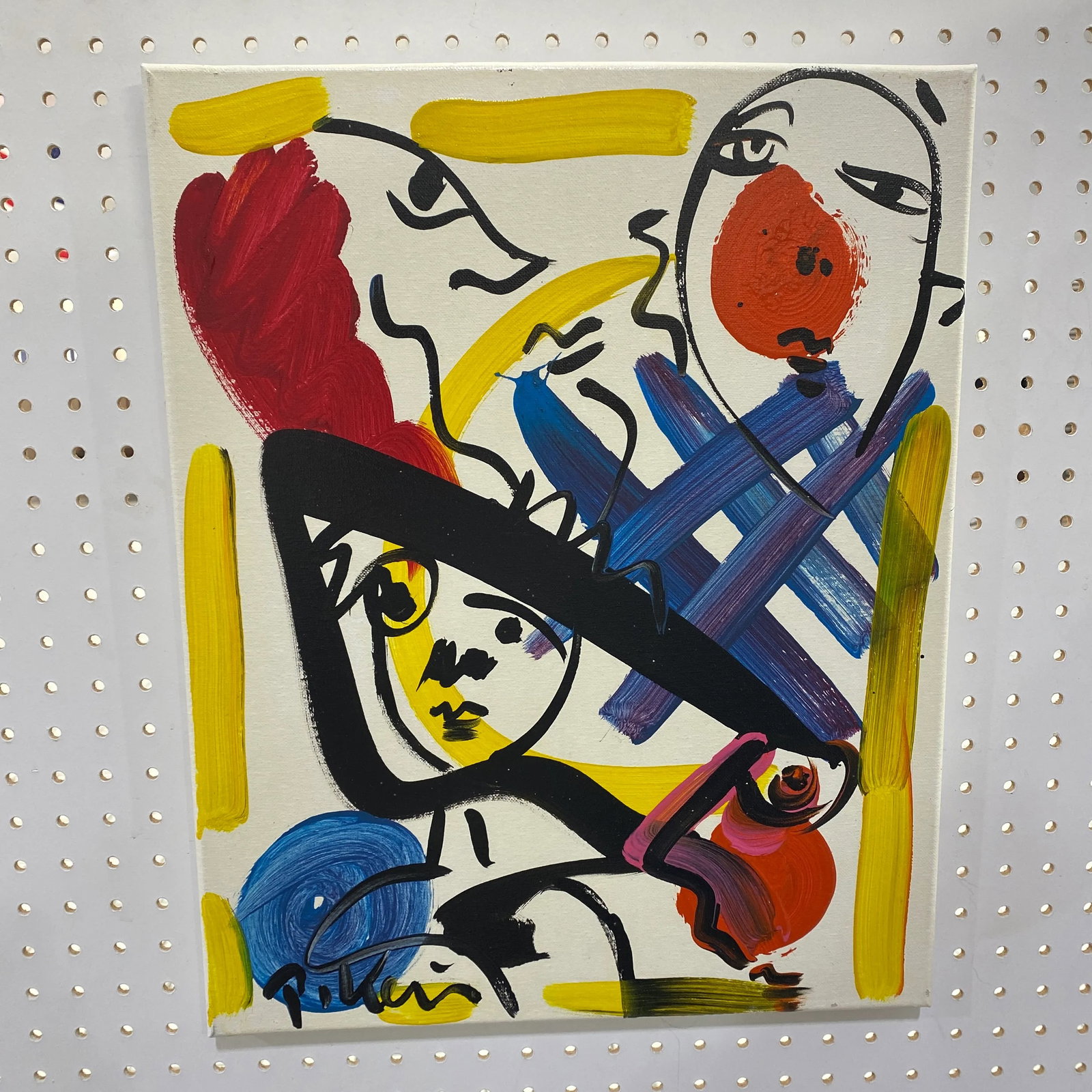 Vintage Abstract Portraiture; Original Artwork by Peter Robert Keil - 4