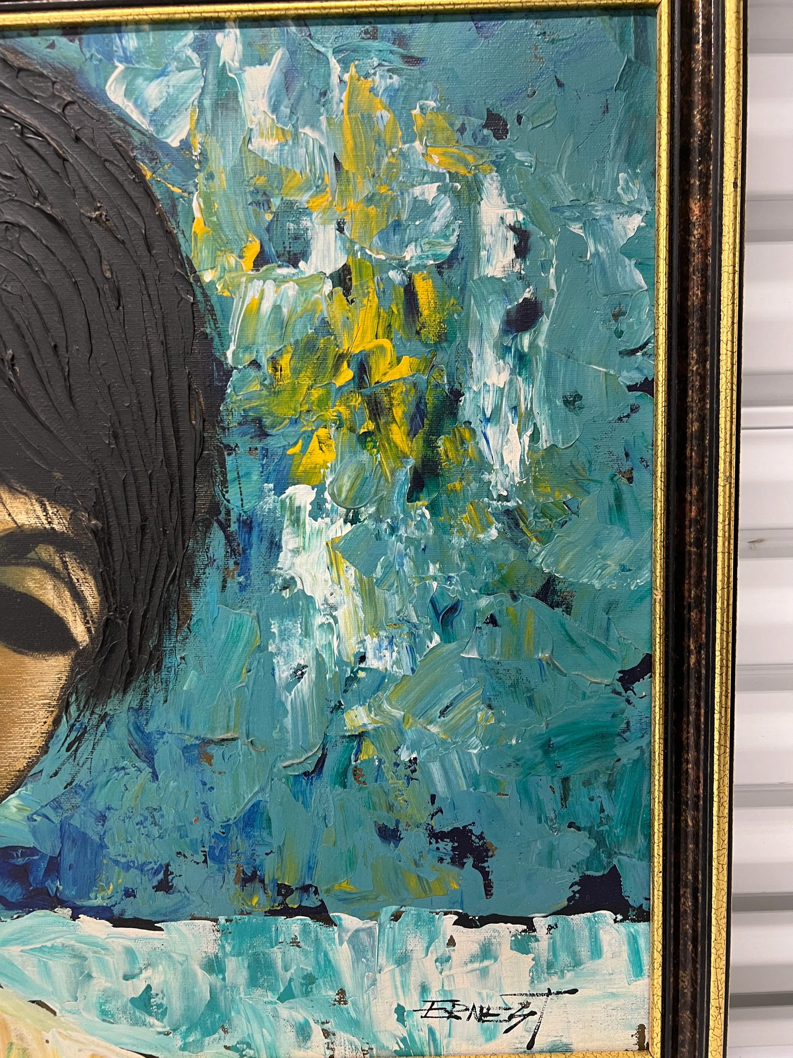 Mid Century Spanish Oil Painting of a Young Boy - Signed Ernest - 4
