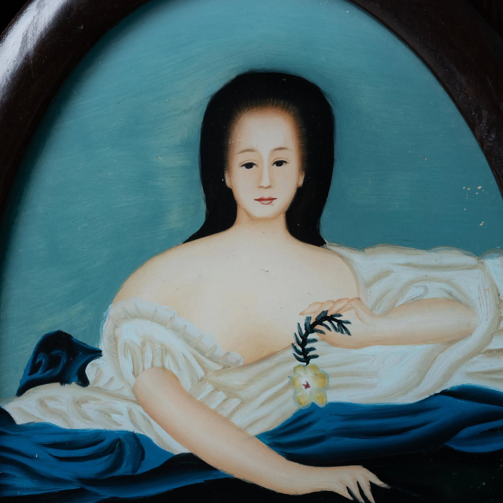 Chinese Export Portraits, 19th Century - a Pair - 6