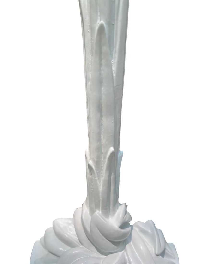 Serge Roche (French, 1898-1988) Pair Vintage Palm Tree Torchiere Lamps - 4