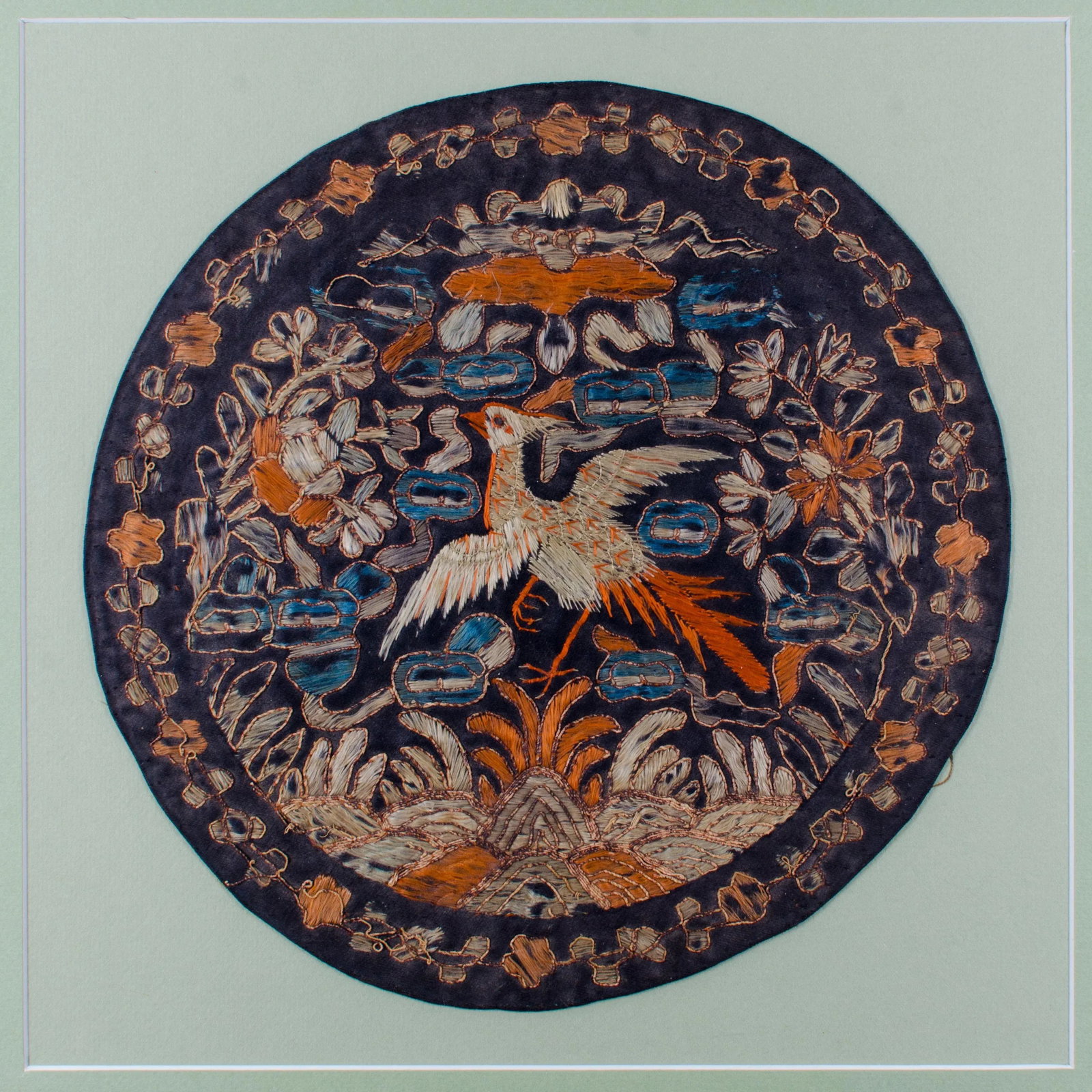 Late 19th Century Chinese Qing Dynasty Roundel Rank Badge - 2
