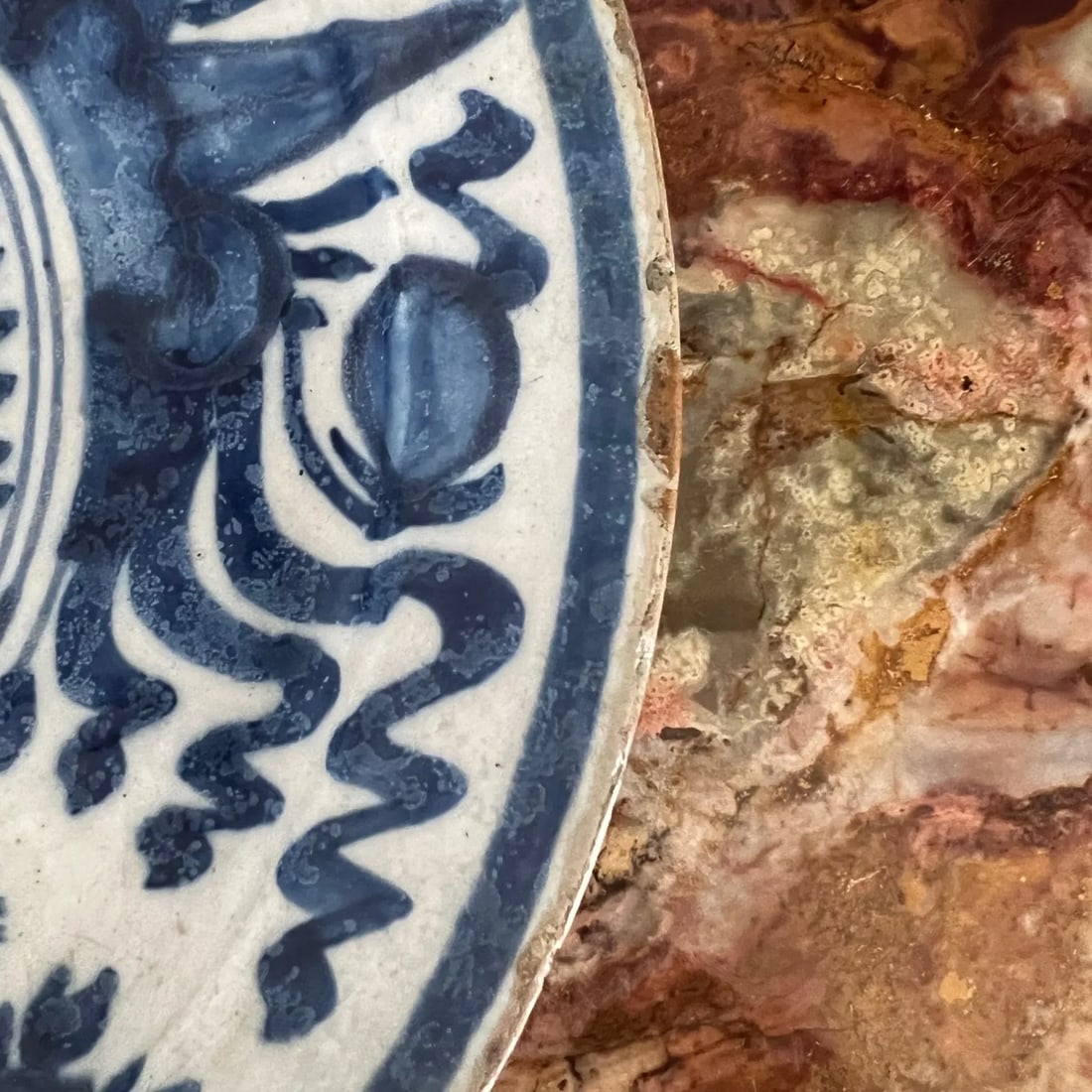 18th Century Delft Dutch Delftware Blue and White Cabinet Plate - 3