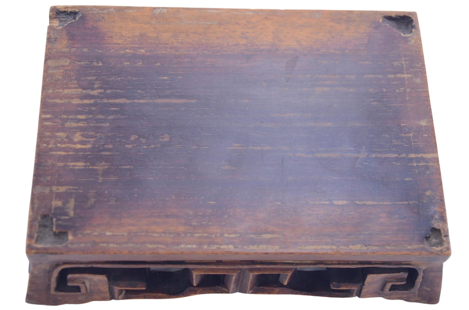 Hand Carved Asian Rosewood Stand, Circa 1880 - 4