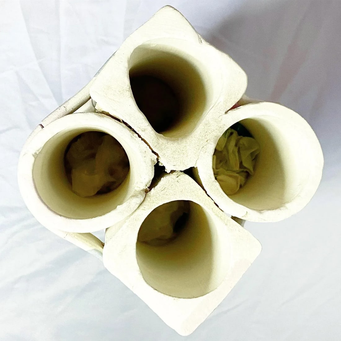 Postmodern Abstract Triple Column Pillar Vase - 5